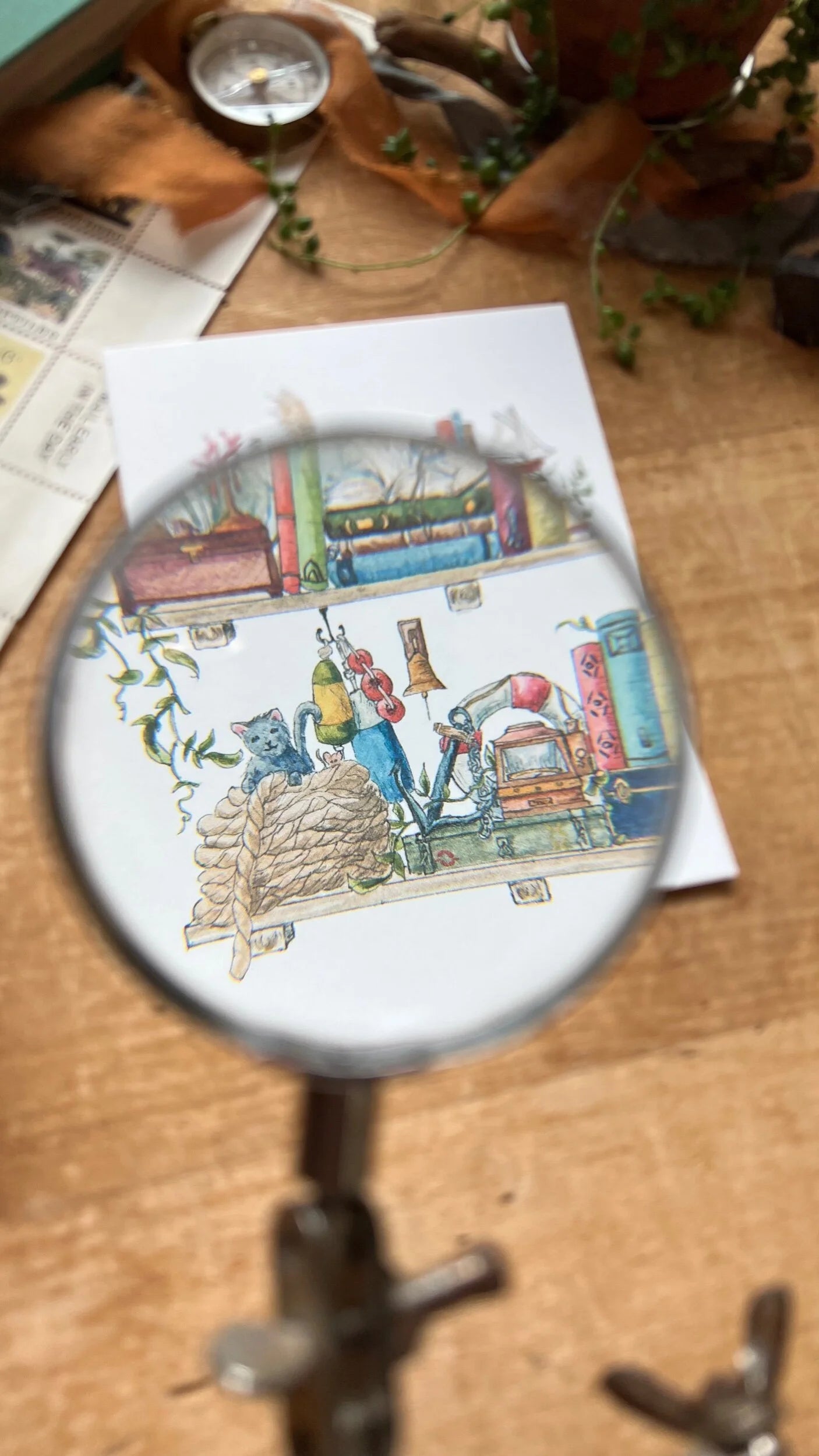 The Sailor's Shelves Postcard