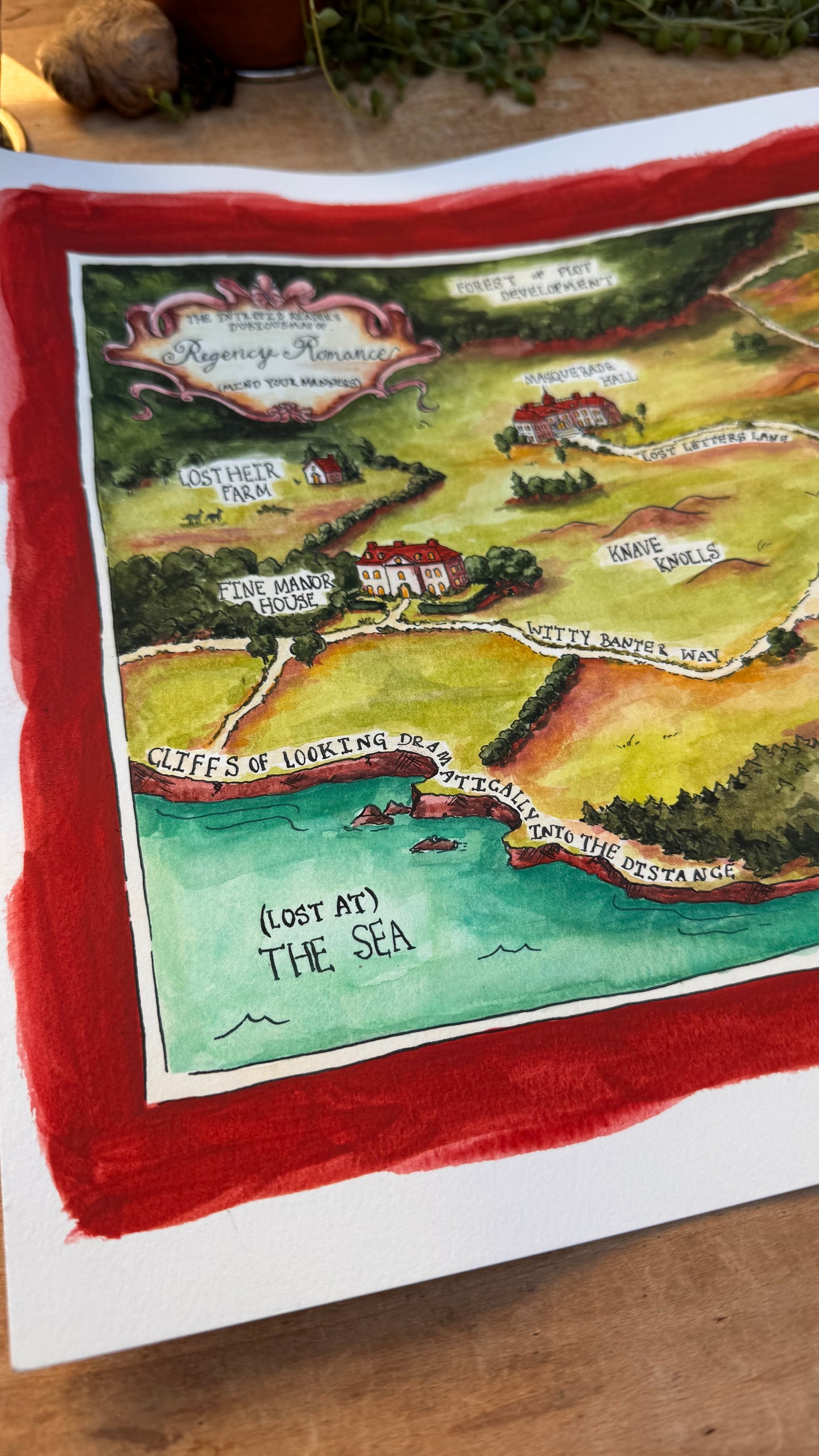 Original Dubious Map of Regency Romance