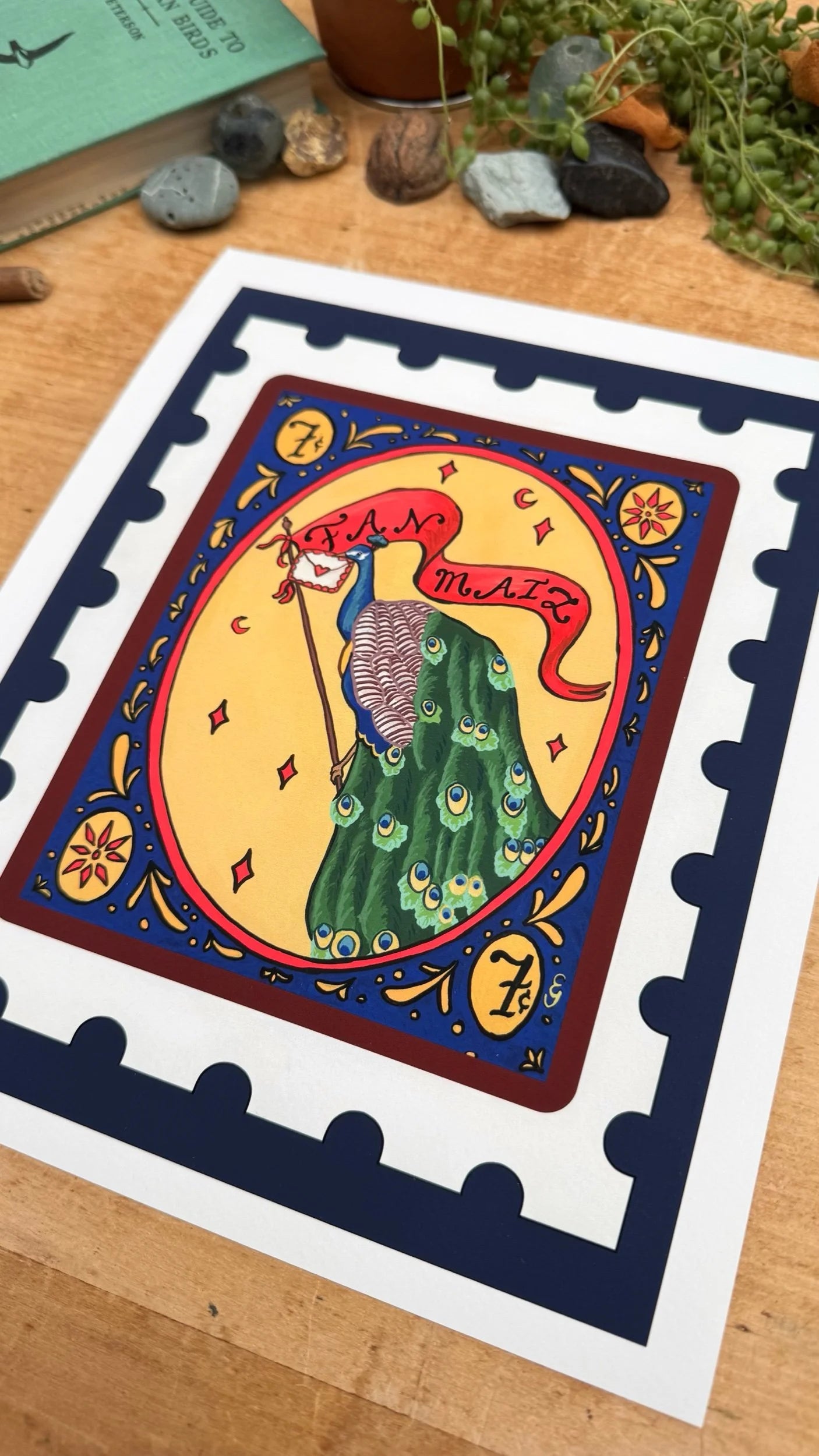 Fan Mail Stamp Print