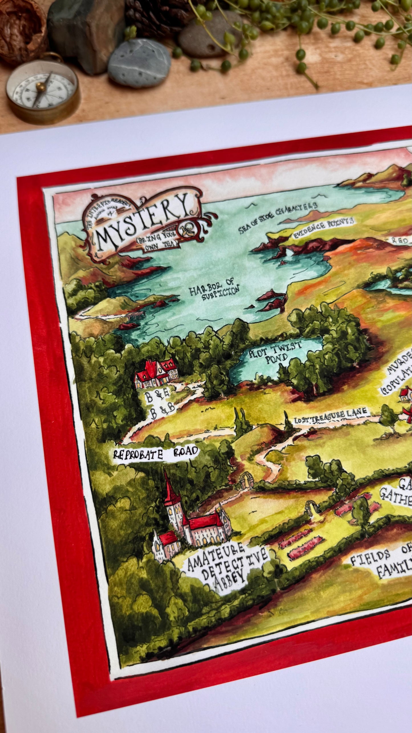 Dubious Map of Mystery Print