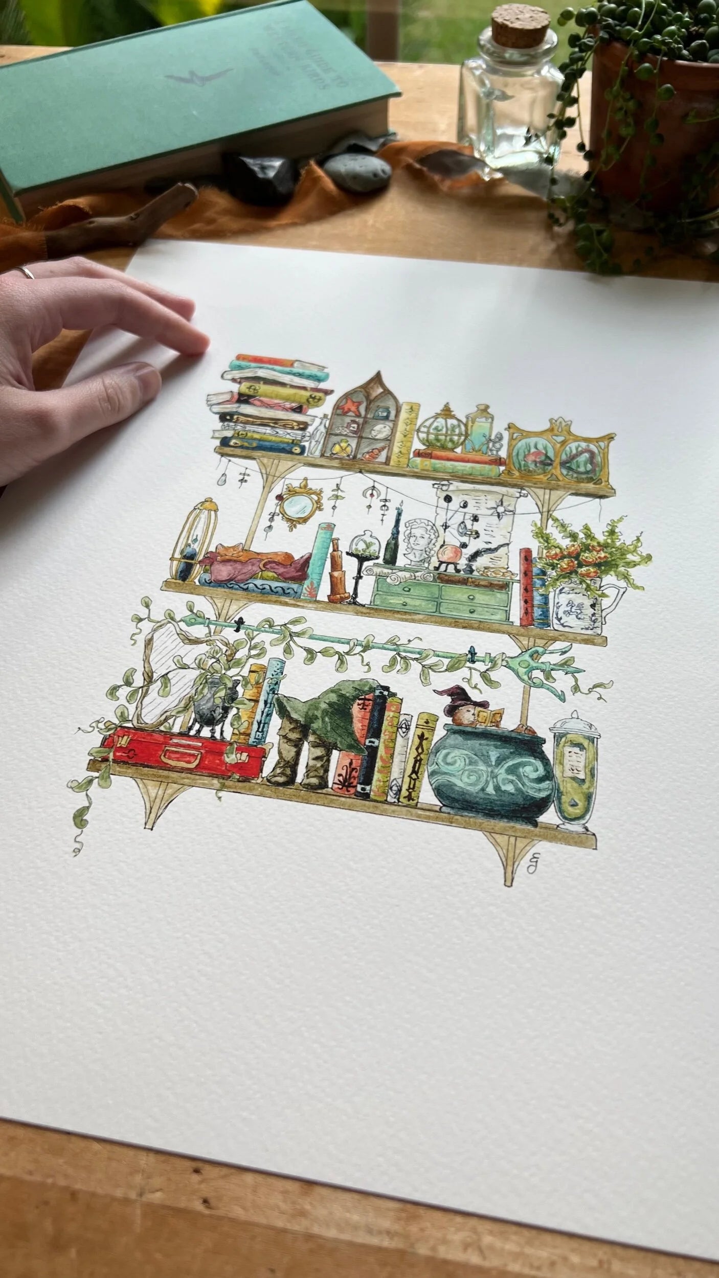 The Sea Witch's Shelves Giclée Print