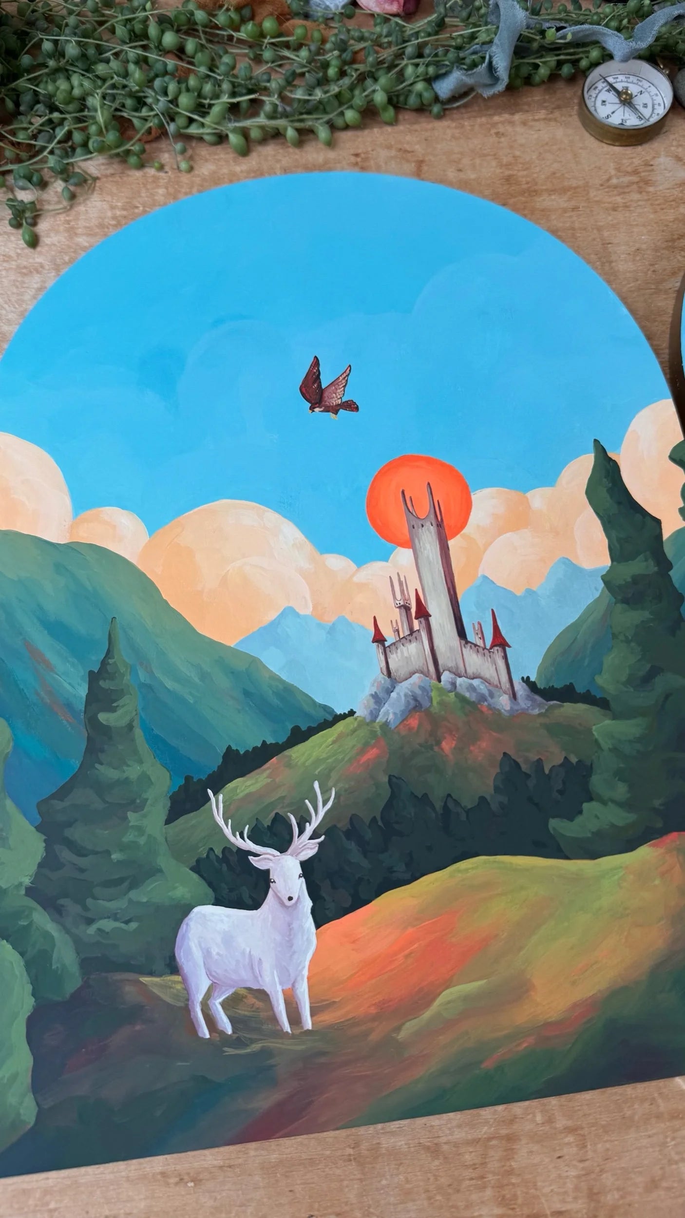Throne of Glass Original Painting