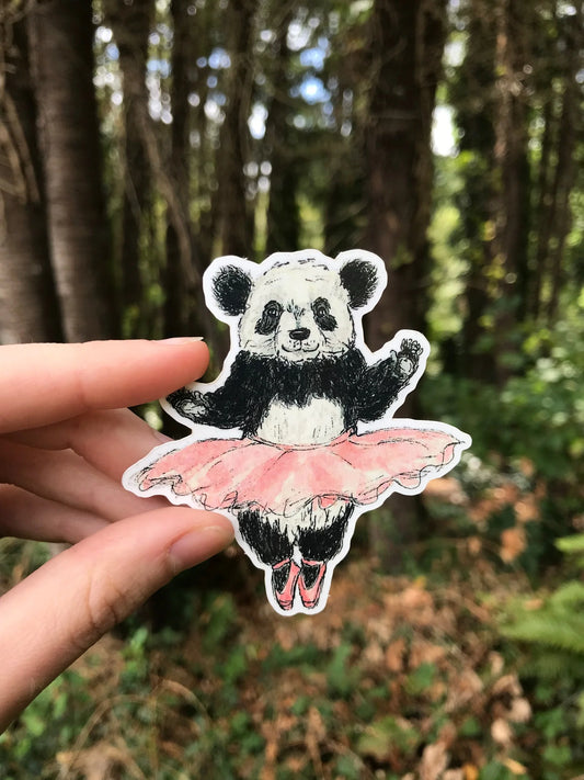Dancing Panda Sticker