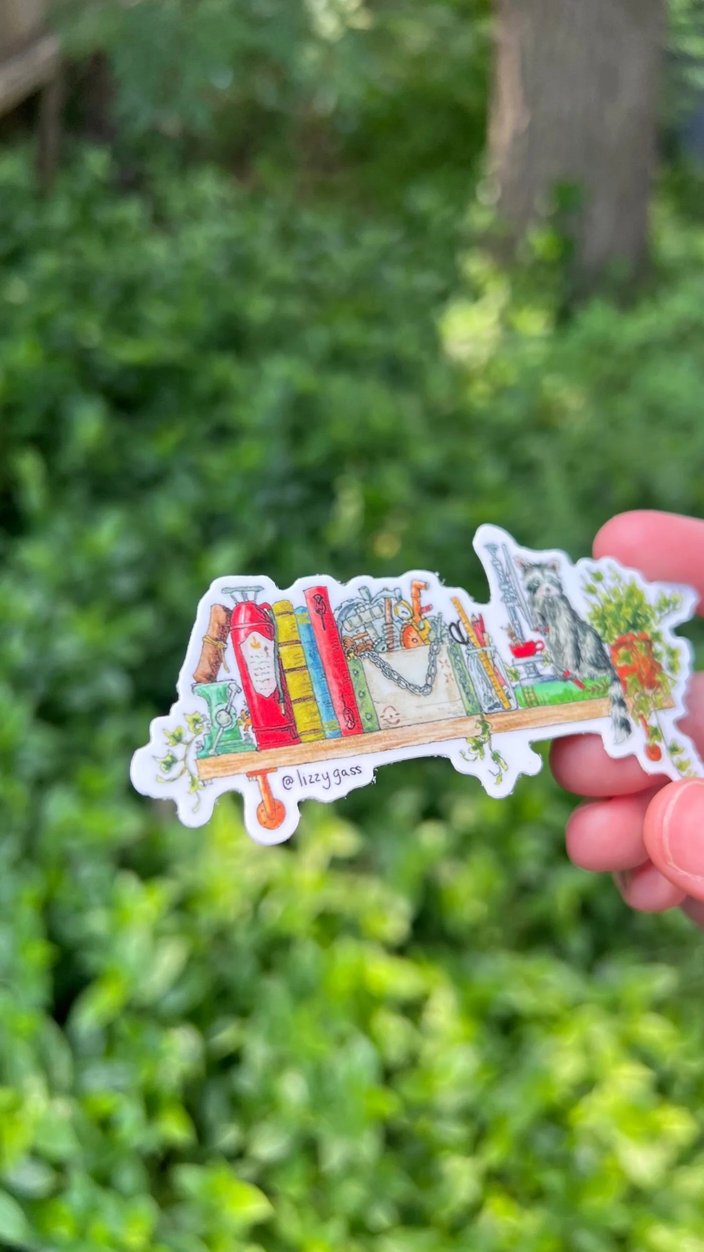 The Mini Inventor's Shelf Sticker