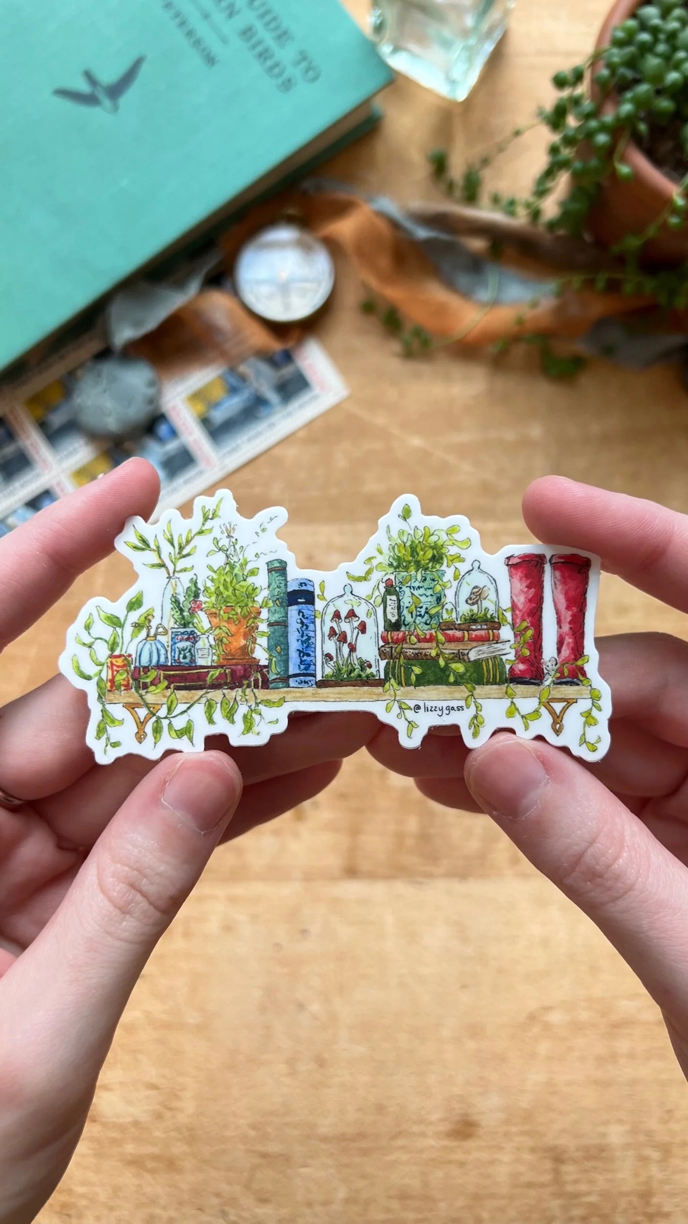 The Mini Botanist's Shelf Sticker