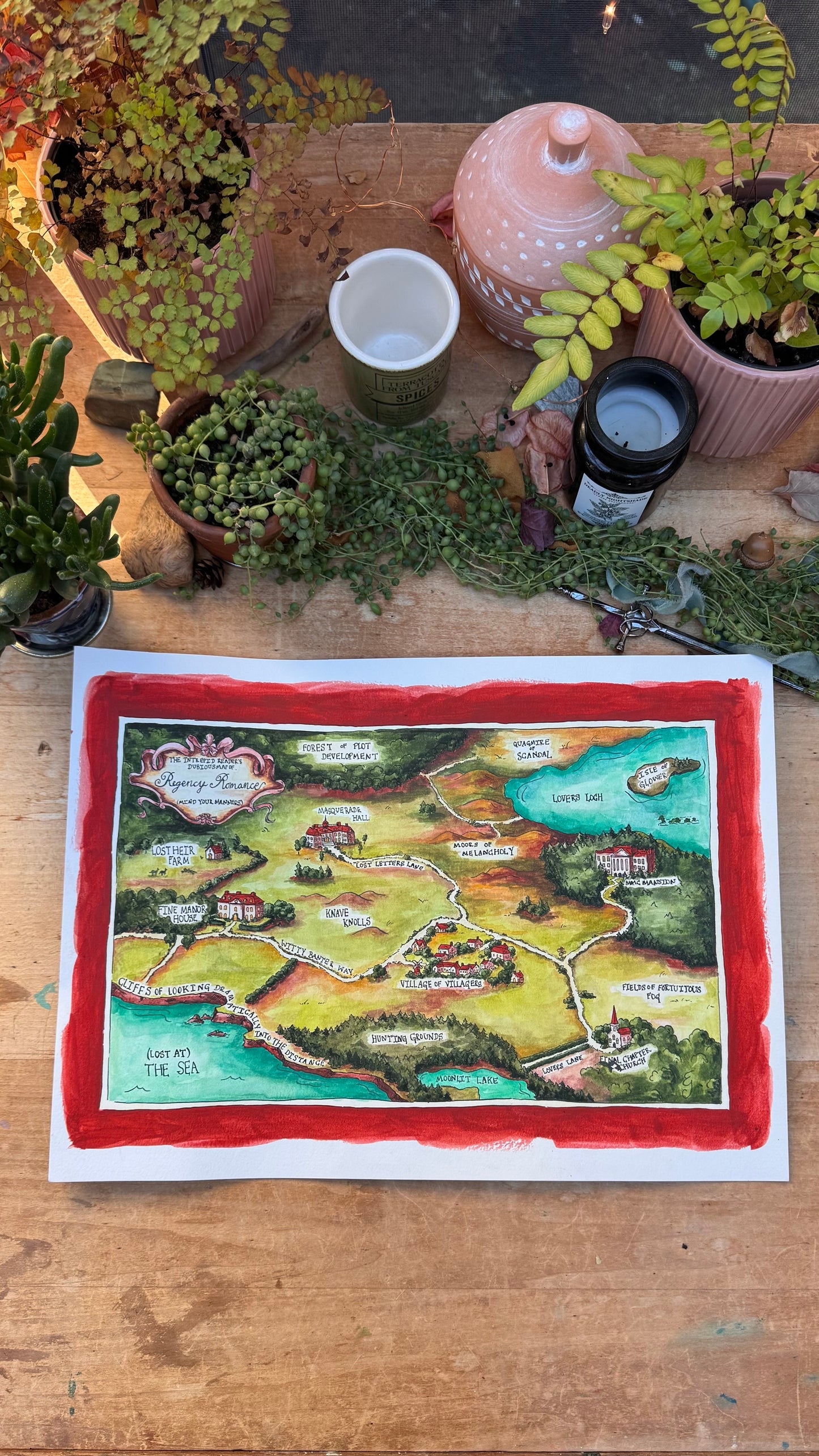 Original Dubious Map of Regency Romance