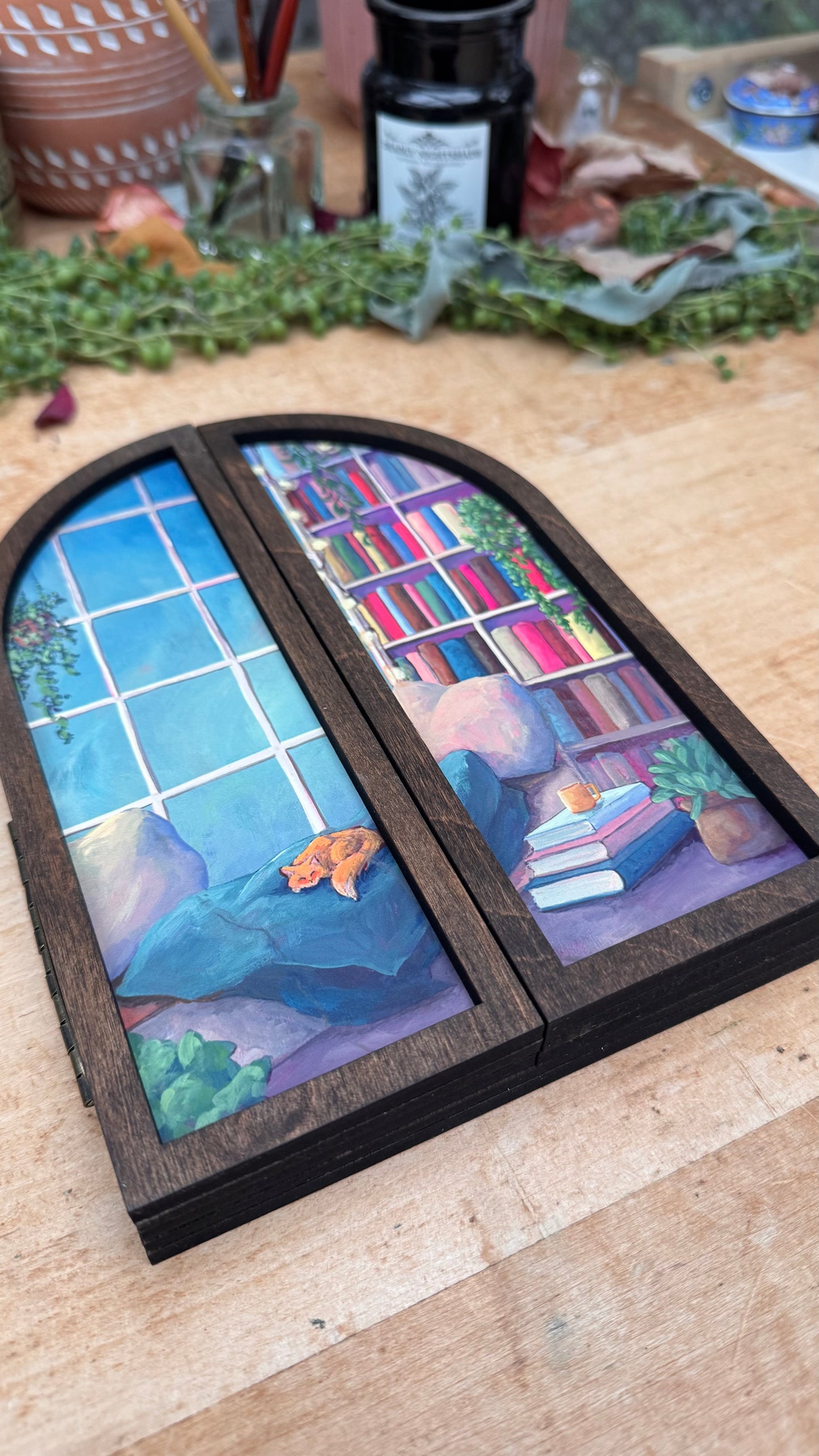 Magic of Books Folding Print