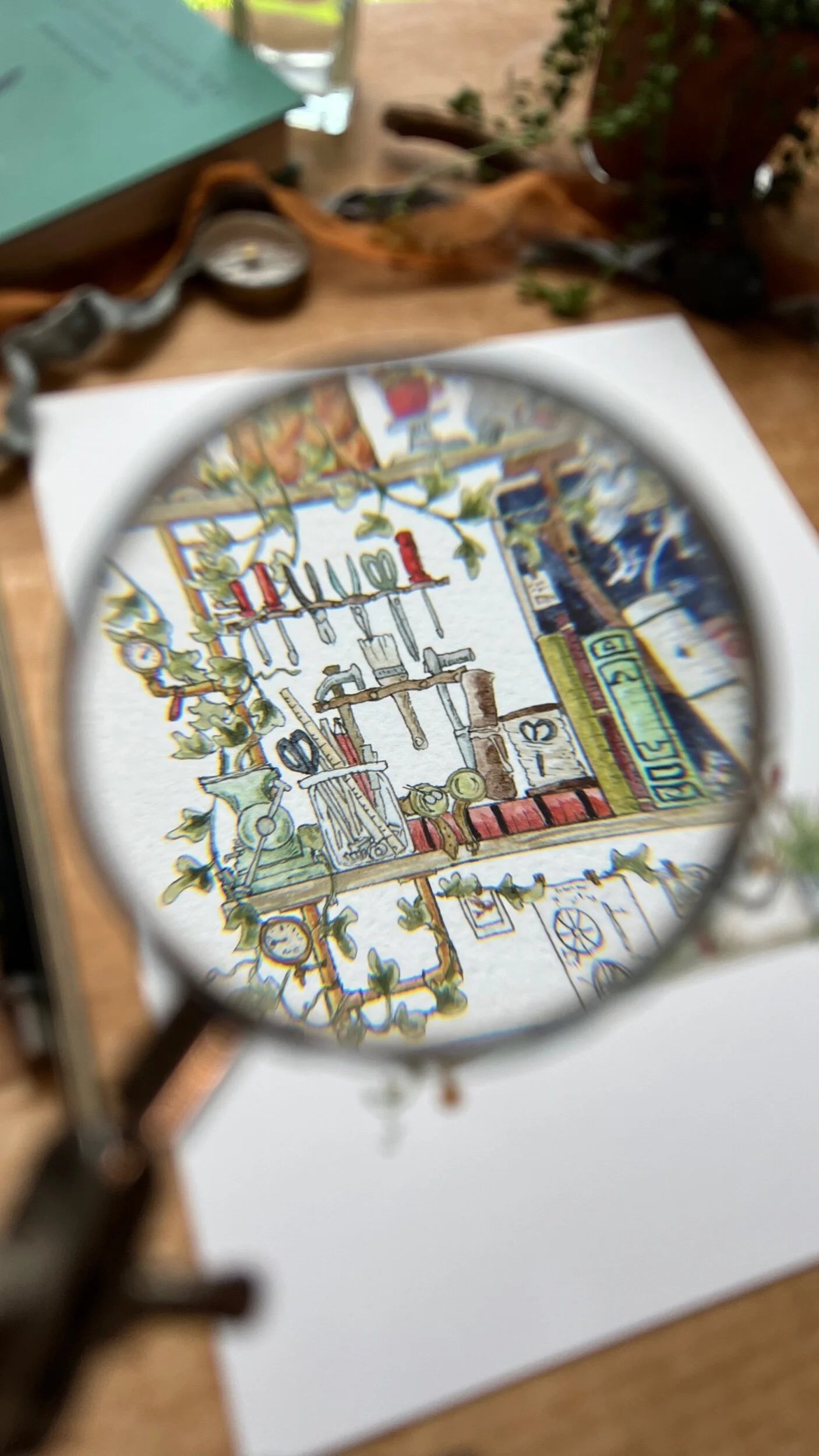 The Inventor's Shelves Giclée Print