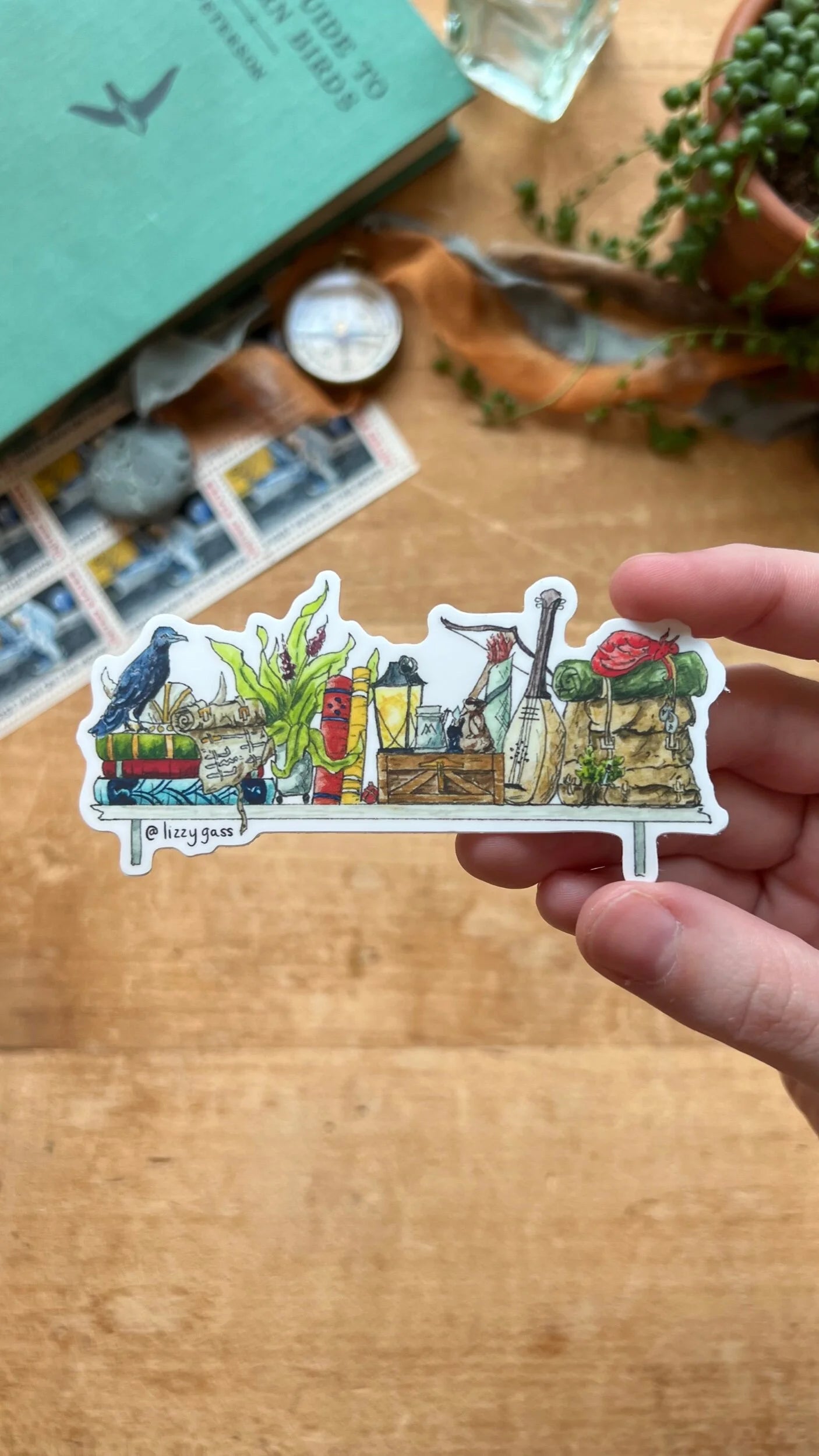 The Mini Adventurer's Shelf Sticker