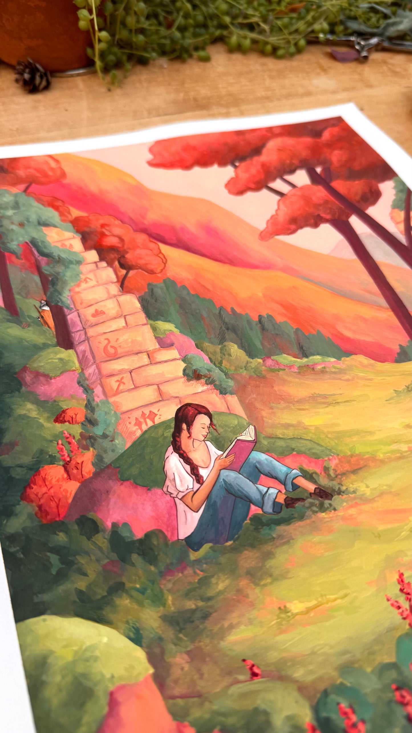 Original Reading Transports You: Romantasy Illustration