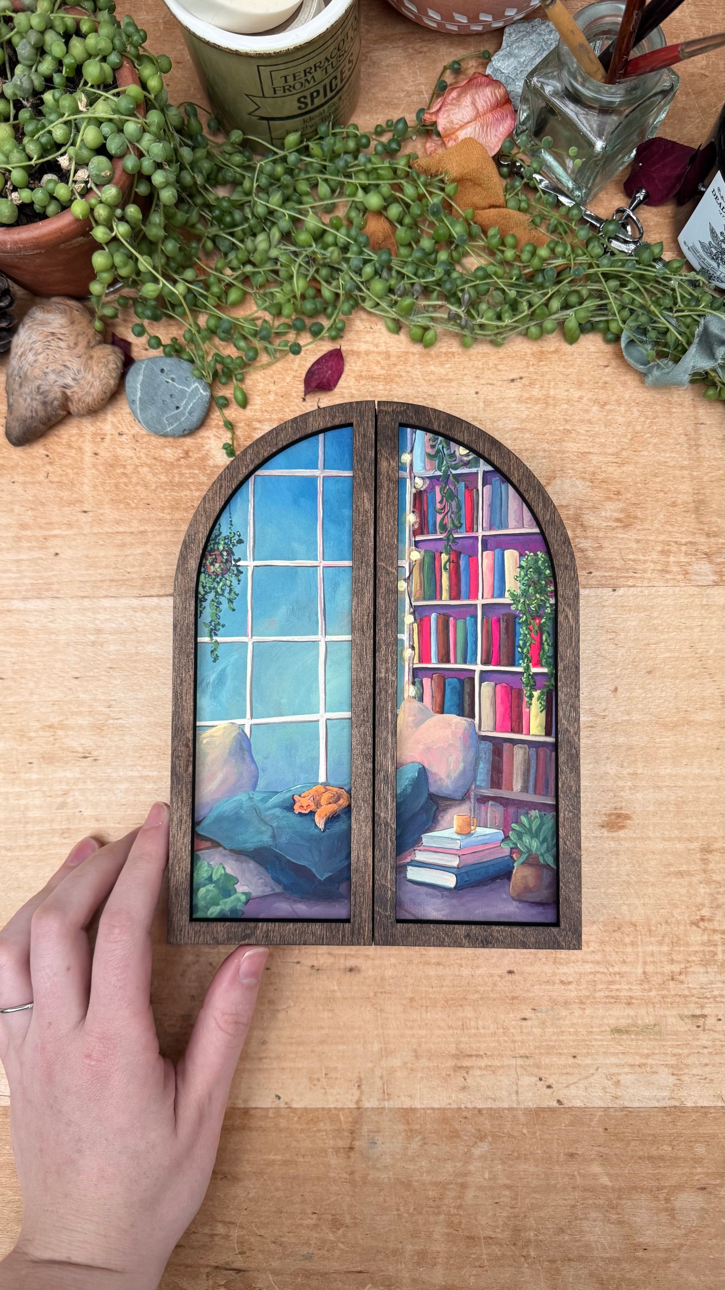 Magic of Books Folding Print