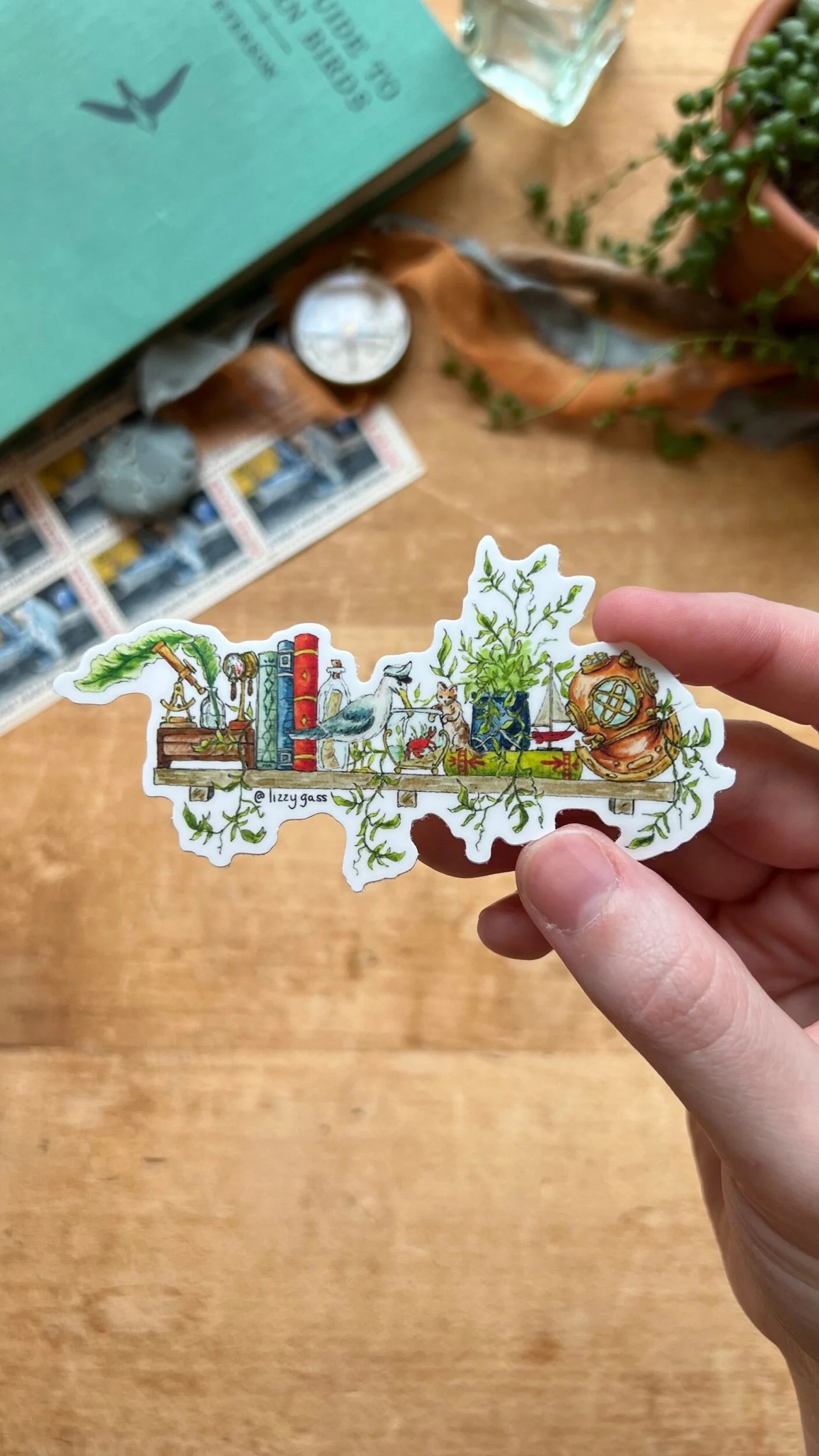The Mini Sailor's Shelf Sticker