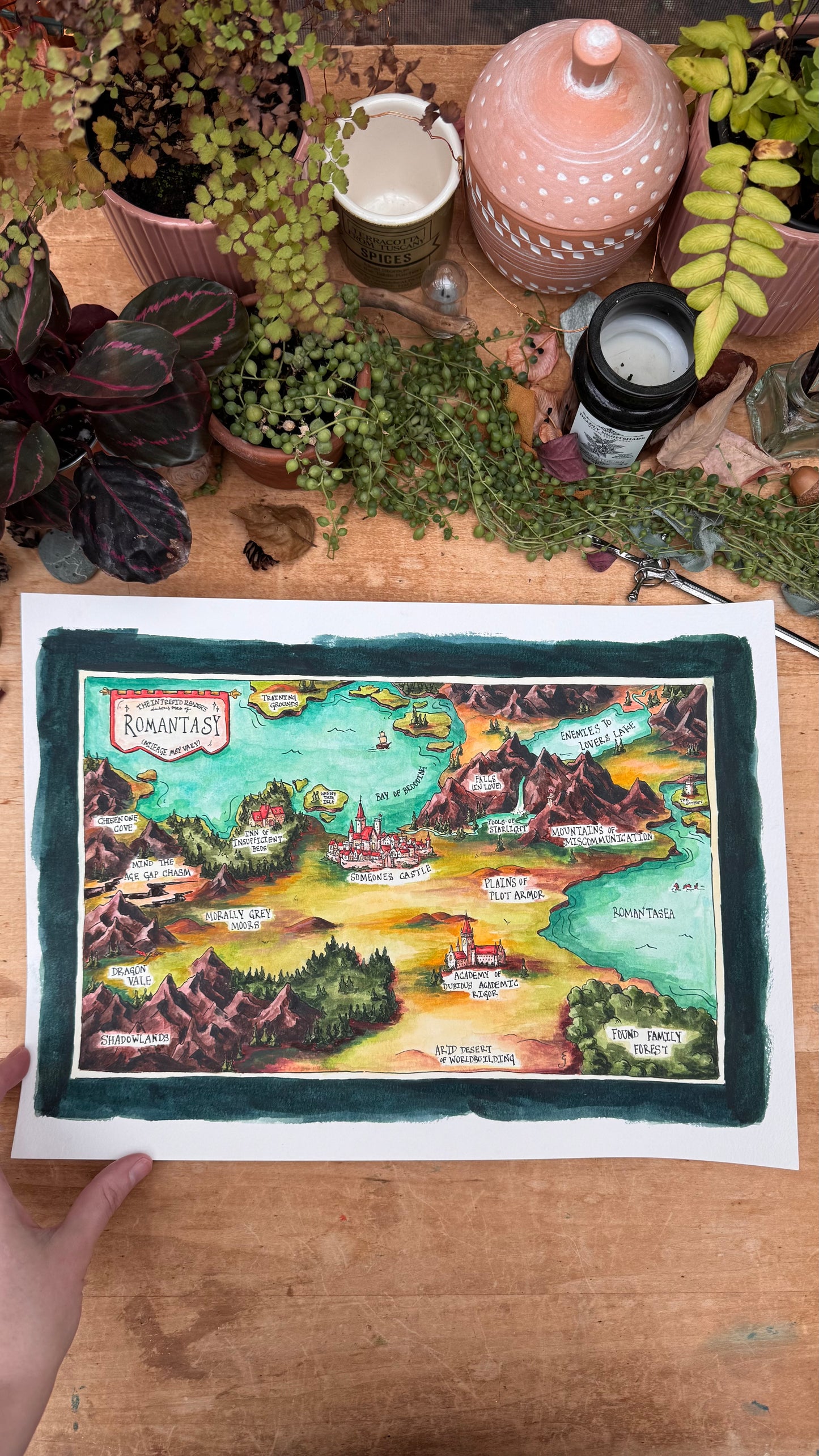 Original Dubious Map of Romantasy
