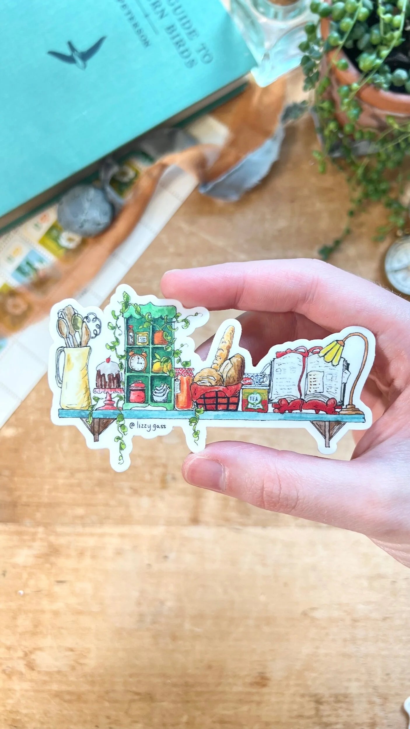 The Mini Baker's Shelf Sticker