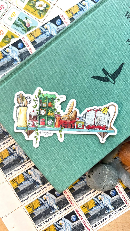 The Mini Baker's Shelf Sticker