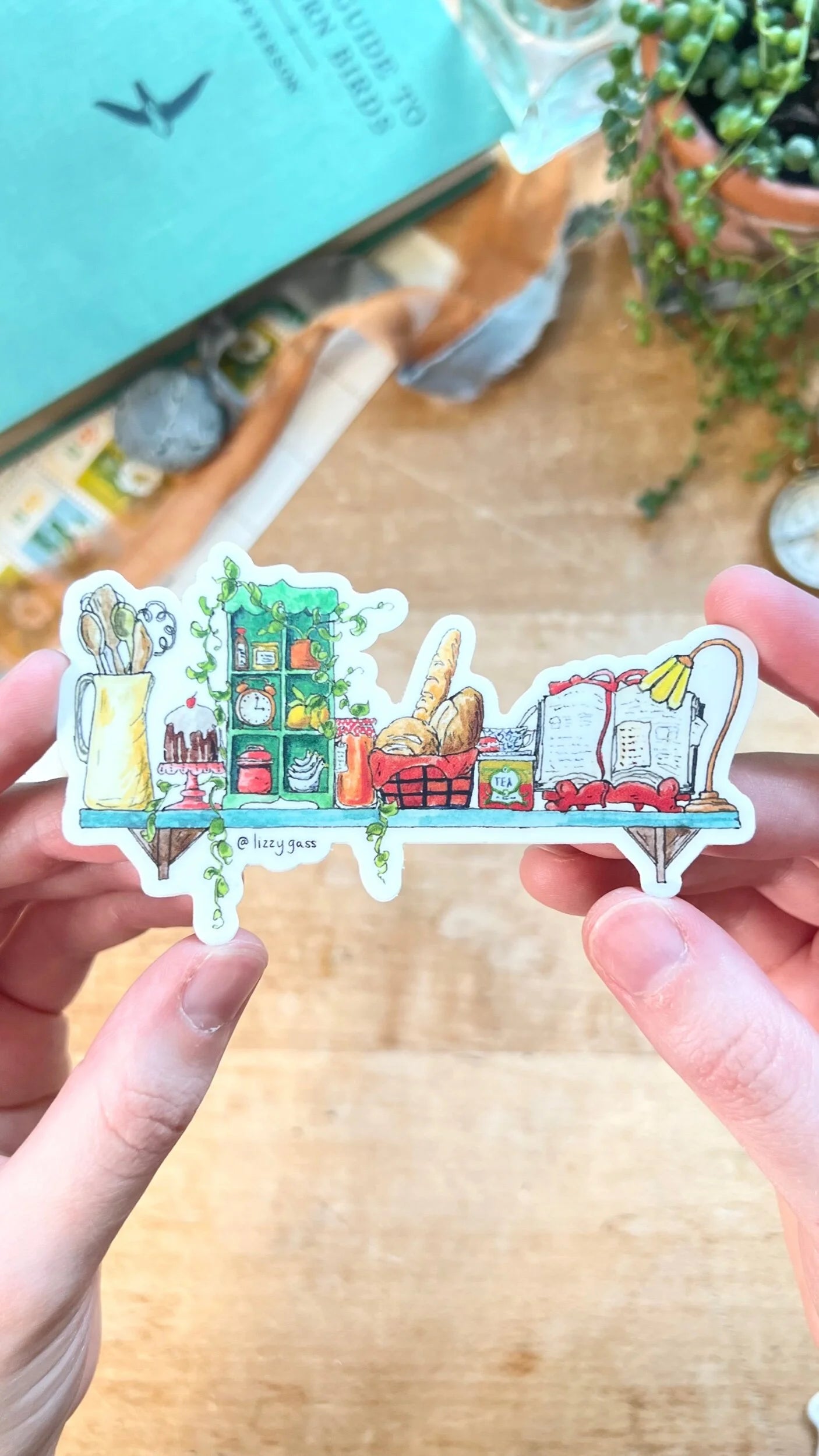 The Mini Baker's Shelf Sticker