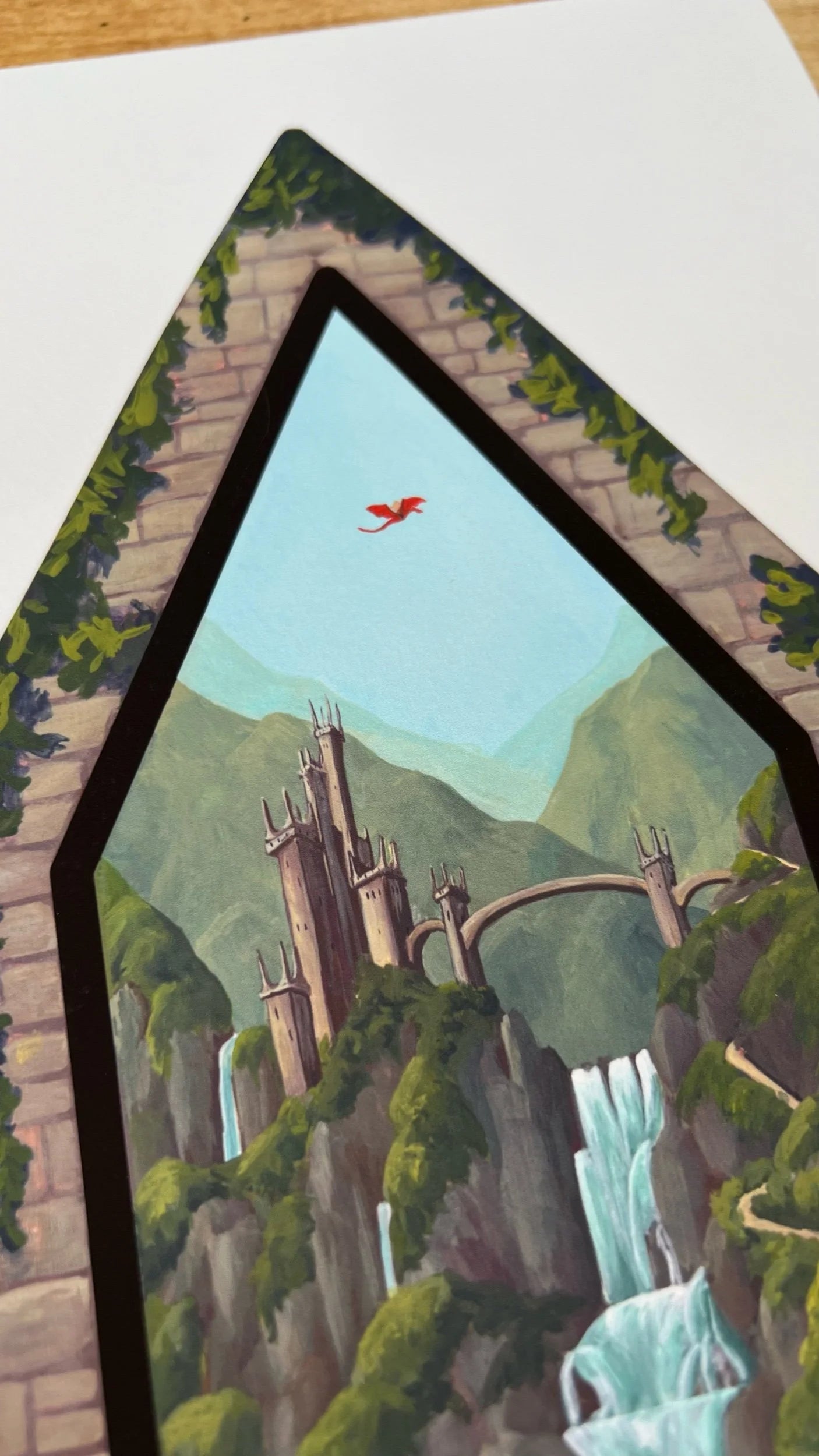 Castle Path - Enchanted Library Print