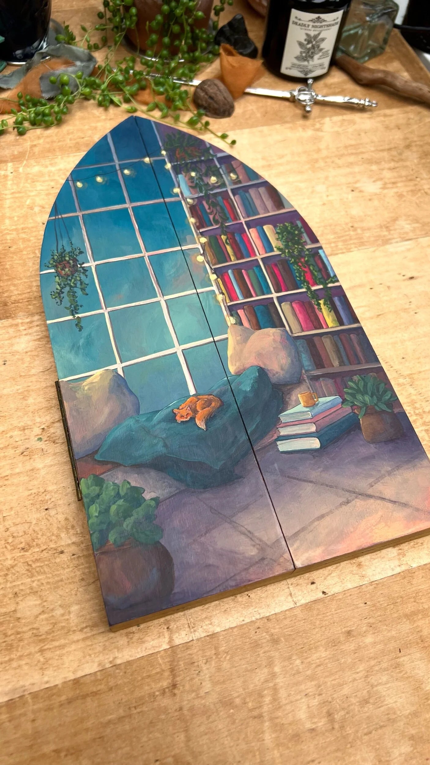 Magic of Books Original Painting
