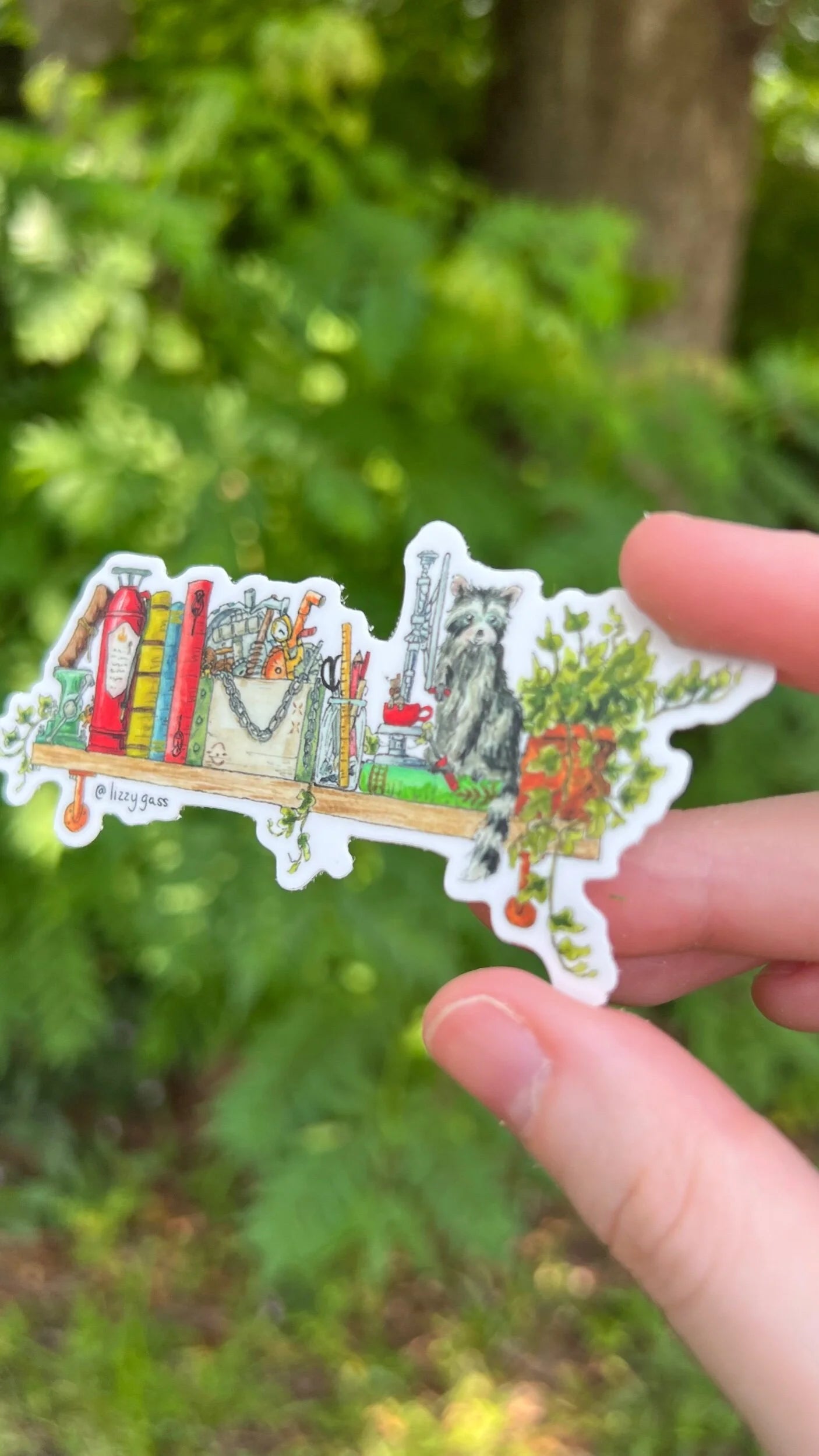 The Mini Inventor's Shelf Sticker