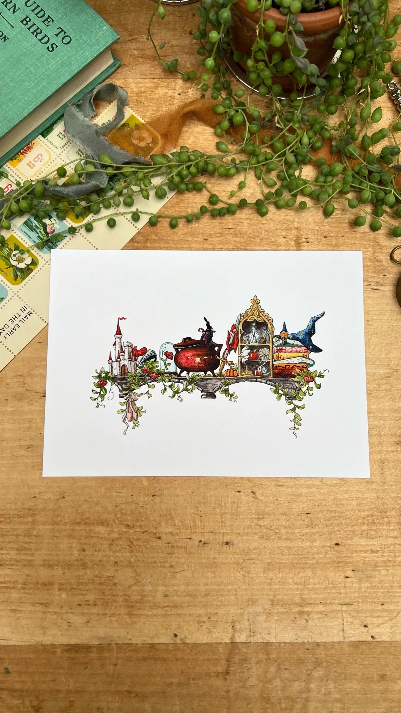 Mini Witches Shelves Giclée Print Bundle, Vol. 2
