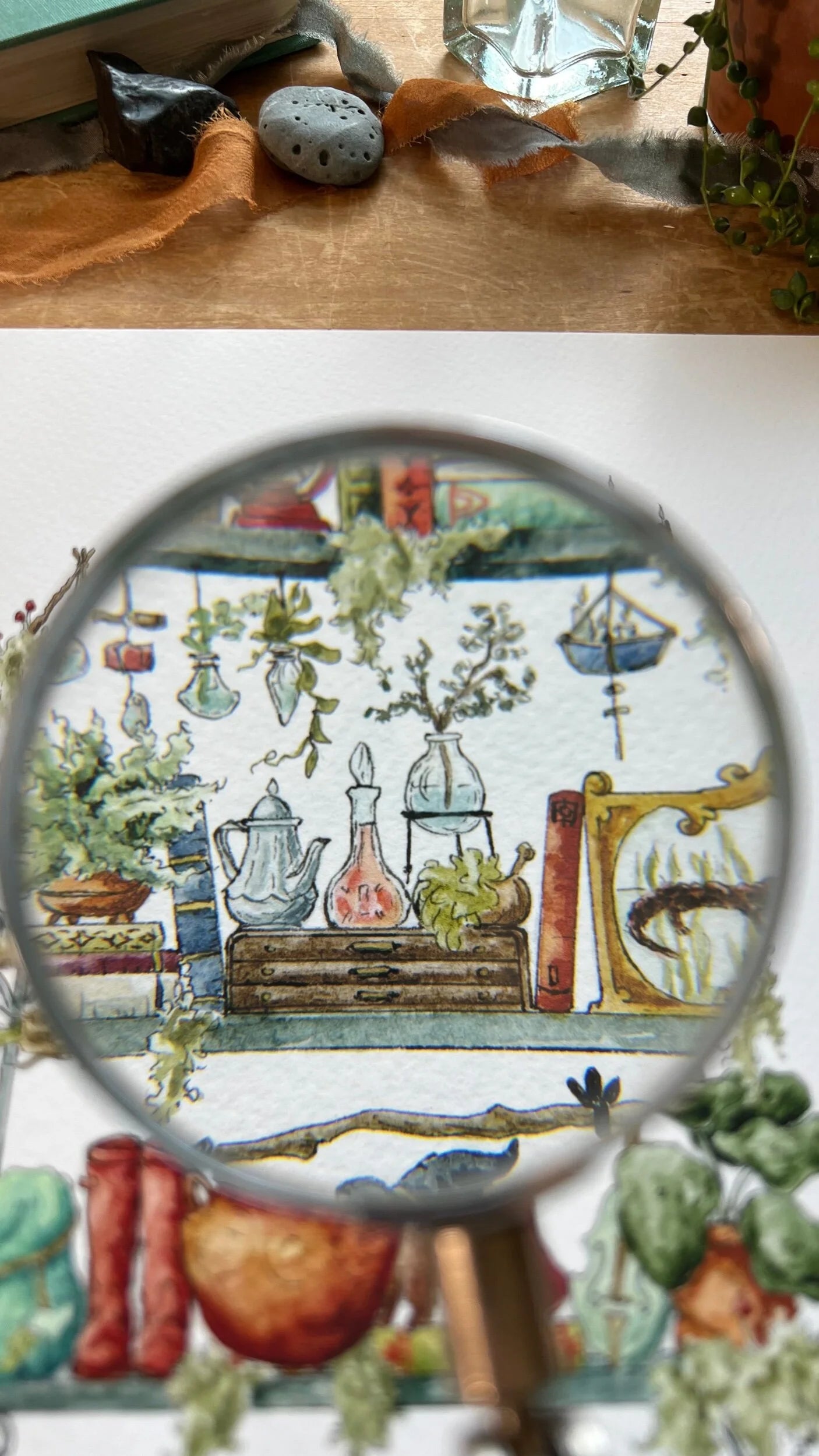 The Swamp Witch's Shelves Giclée Print