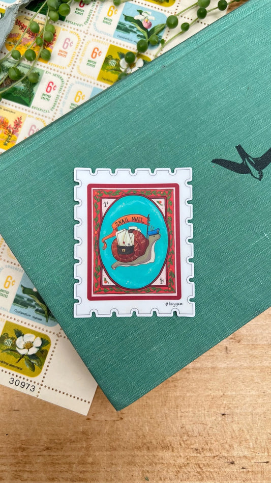 Snail Mail Stamp Sticker