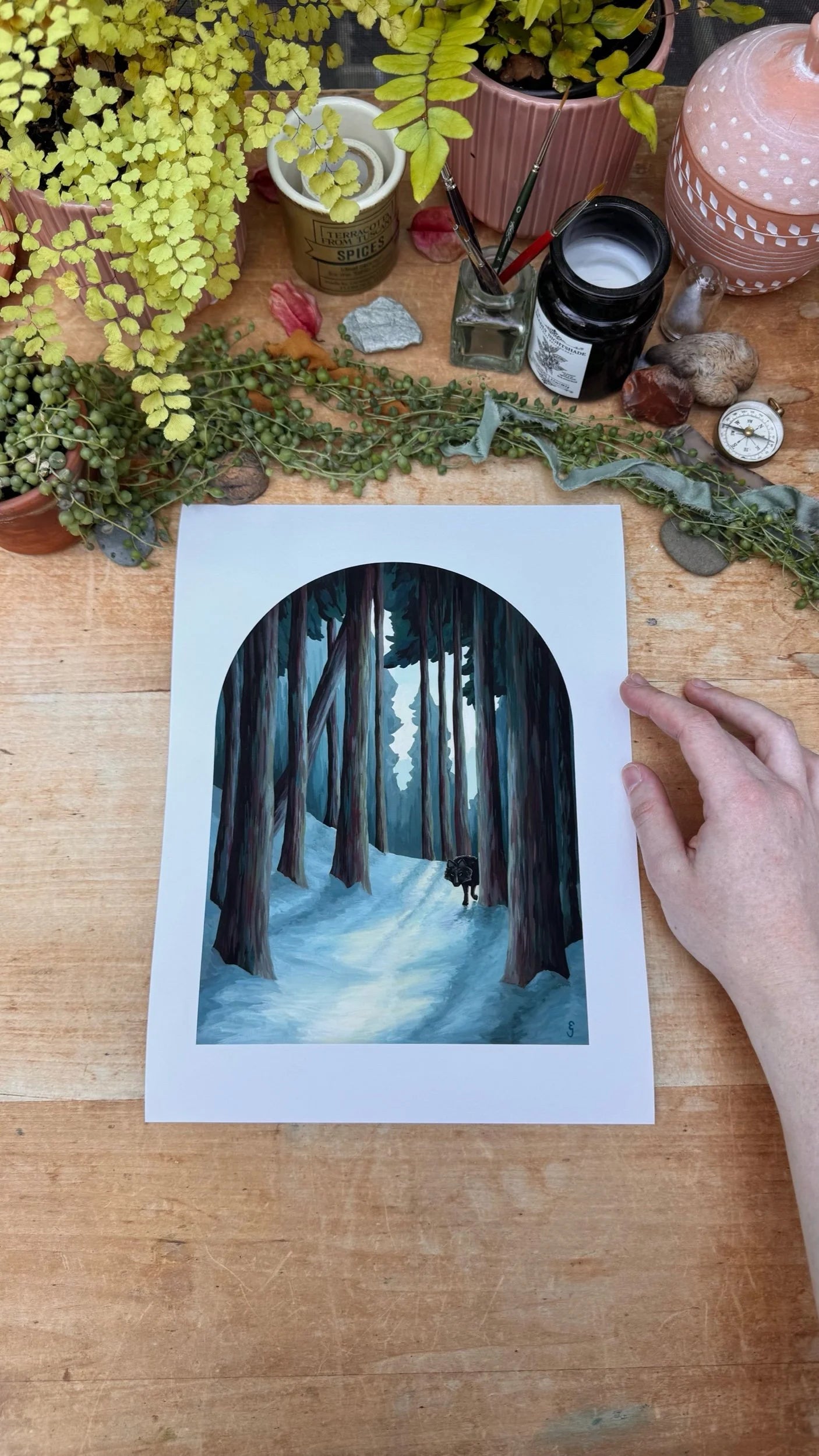 ACOTAR - Snowy Woods Print