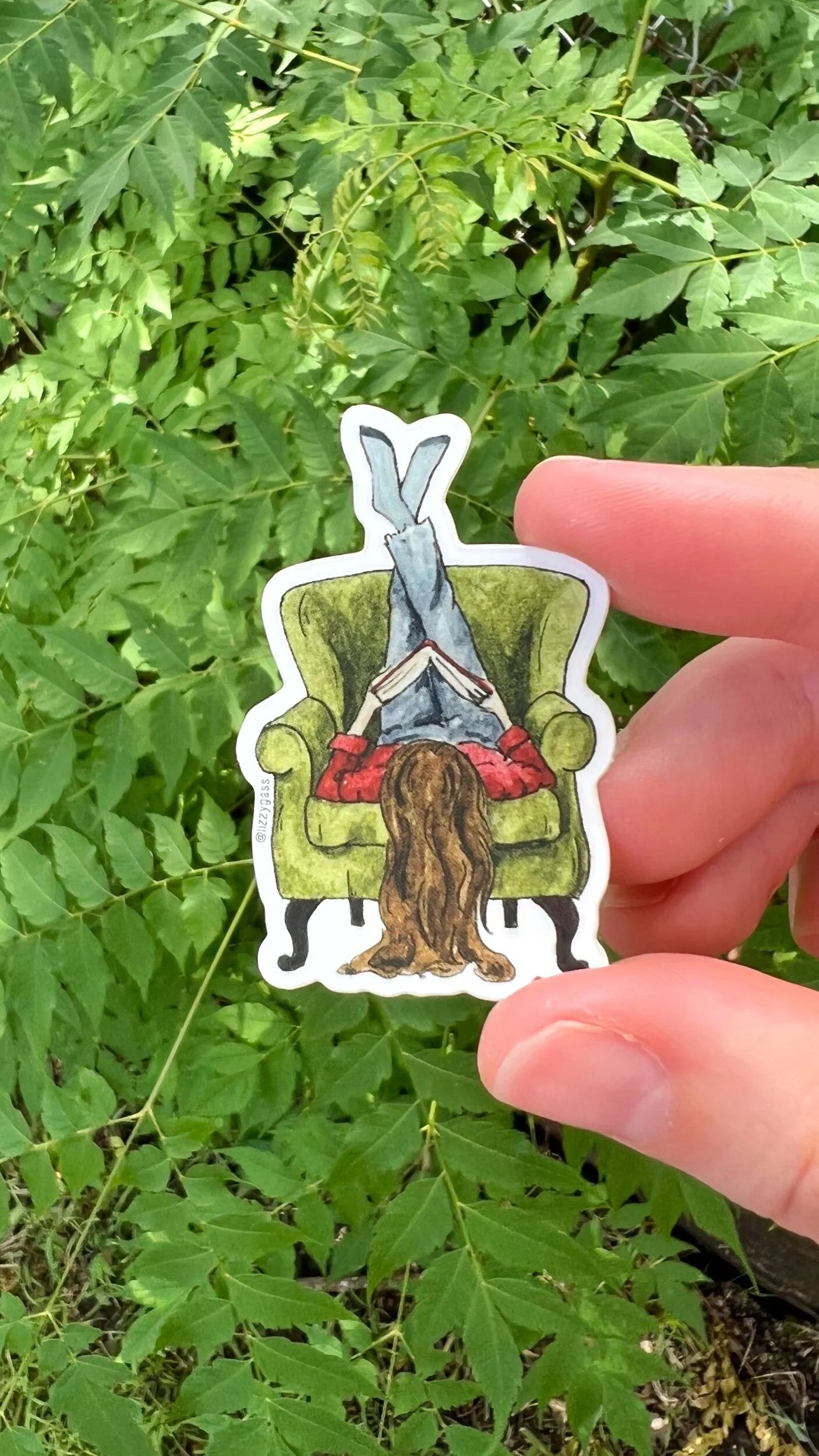 Rotisserie Reader Sticker