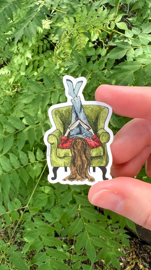 Rotisserie Reader Sticker