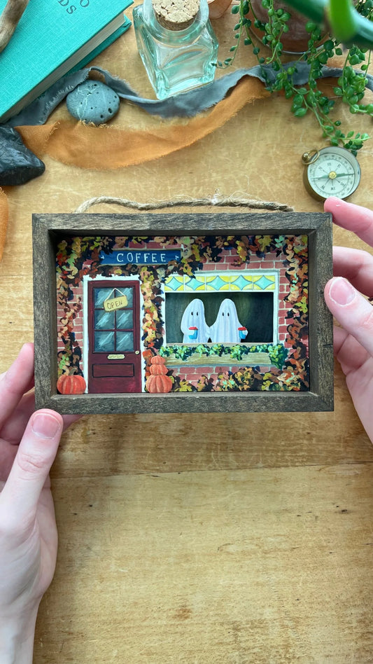 People Watching Diorama Print