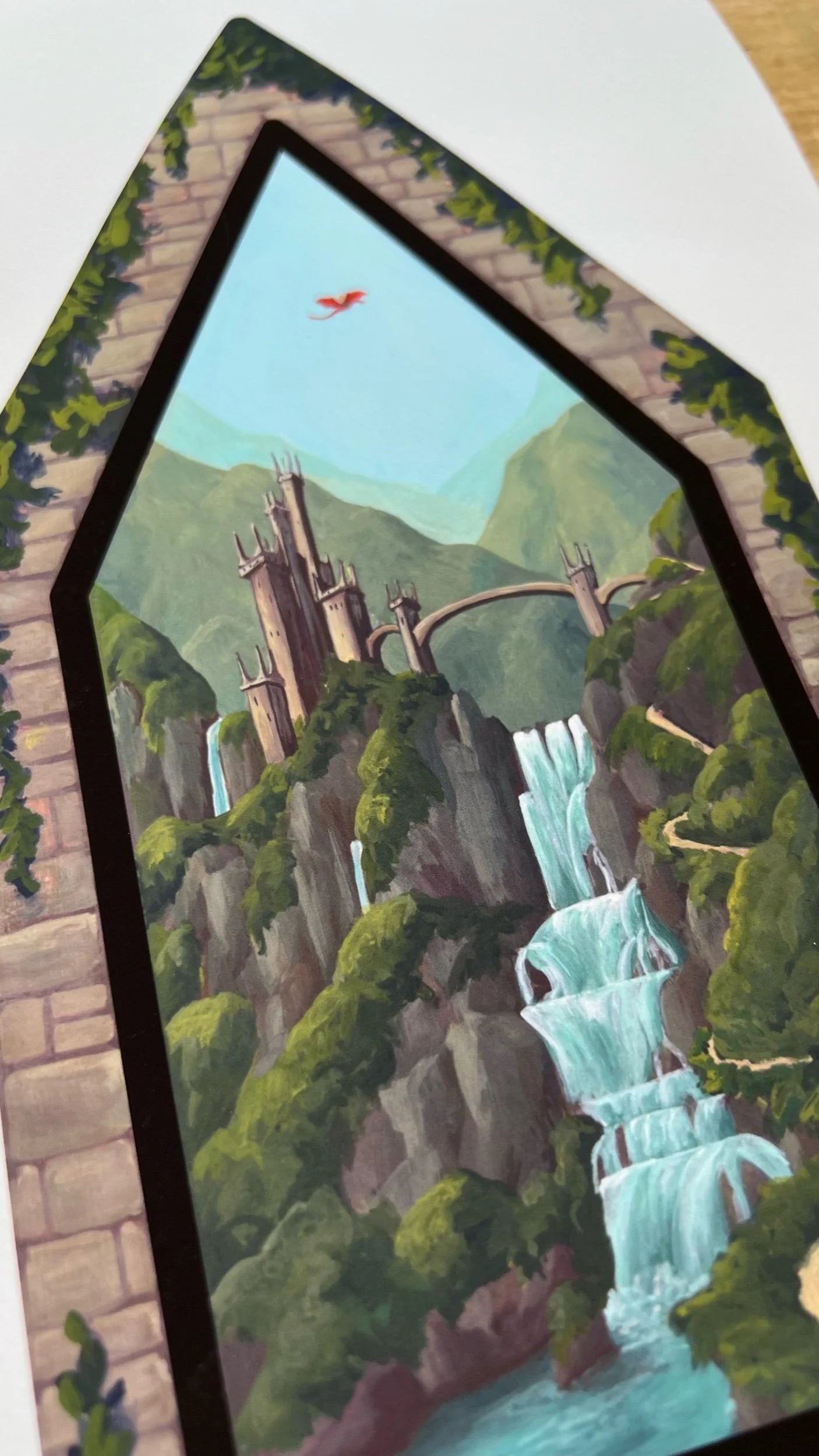 Castle Path - Enchanted Library Print