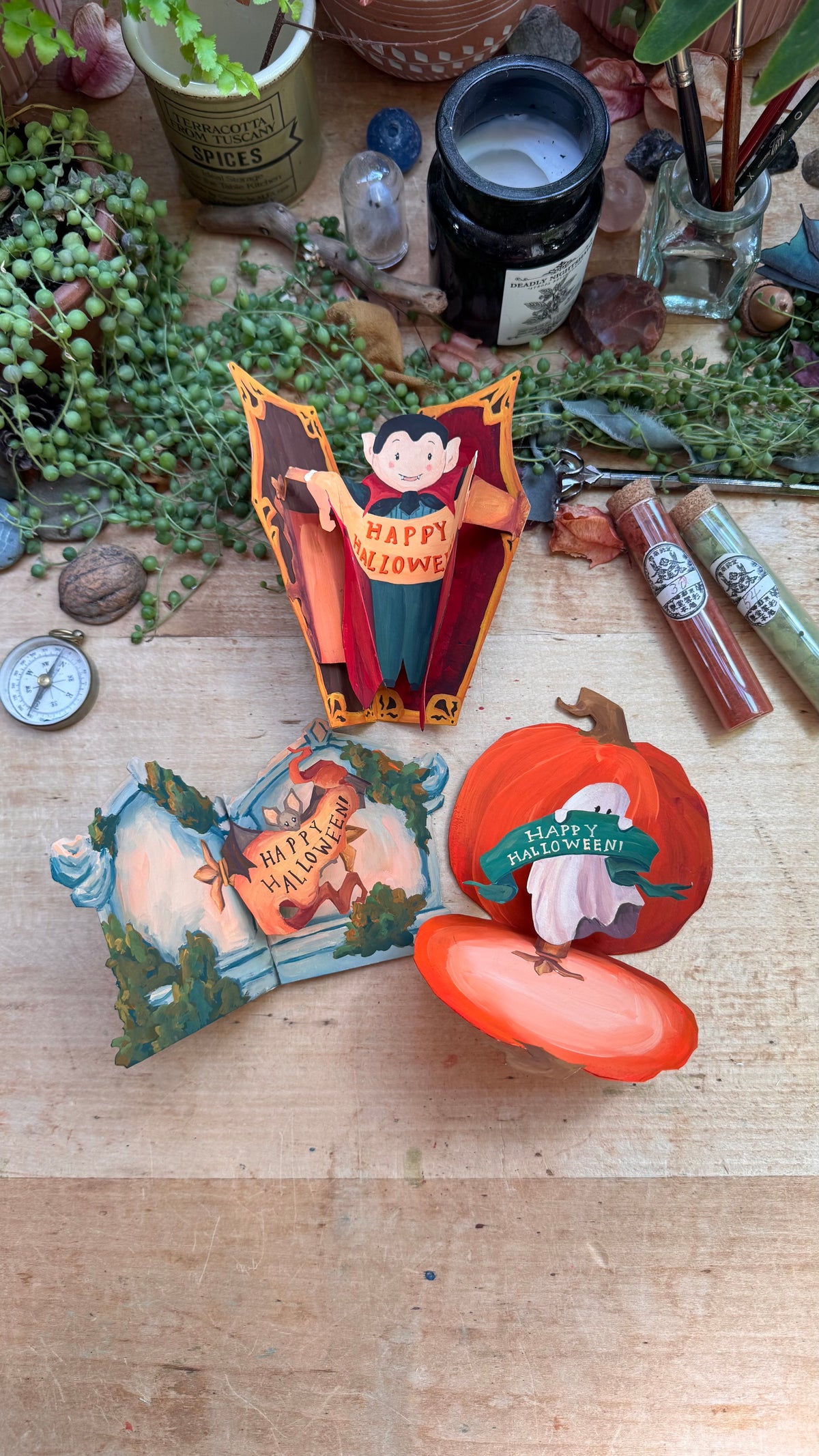 Halloween Popup Cards Digital Download