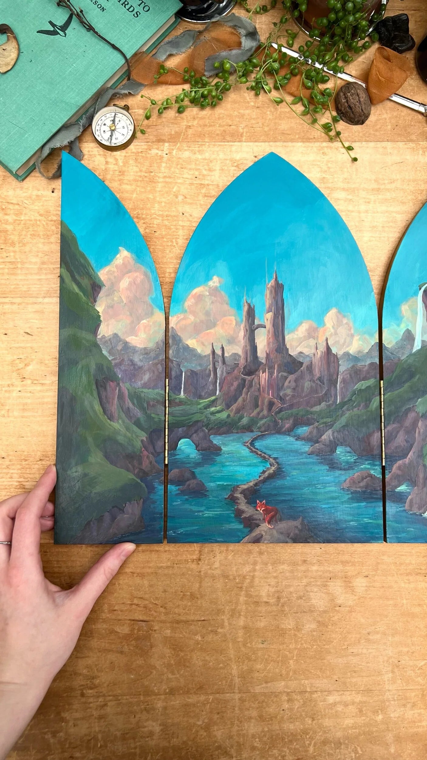 Magic of Books Original Painting