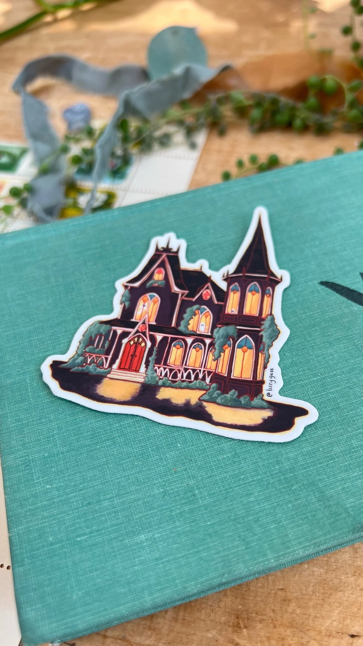 The Gothic Witch's Cottage Sticker