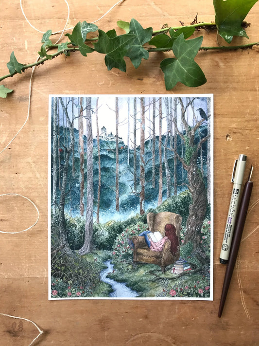 Reading Transports You Giclée Print