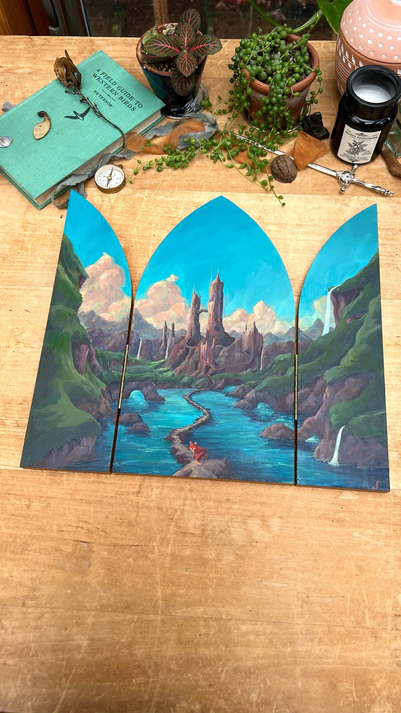 Magic of Books Original Painting