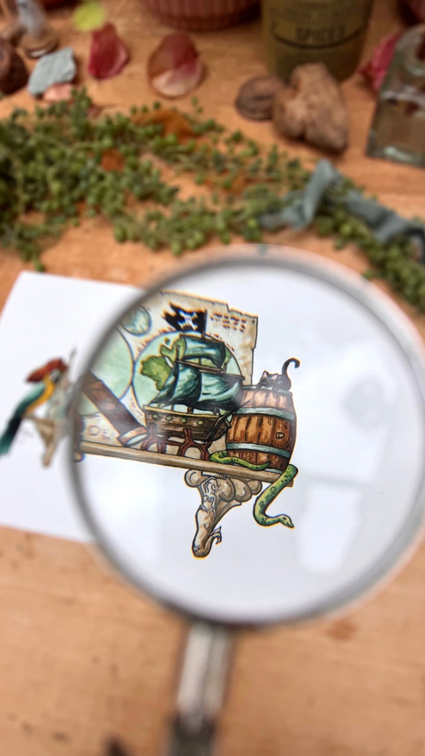 The Mini Pirate's Shelf Giclée Print