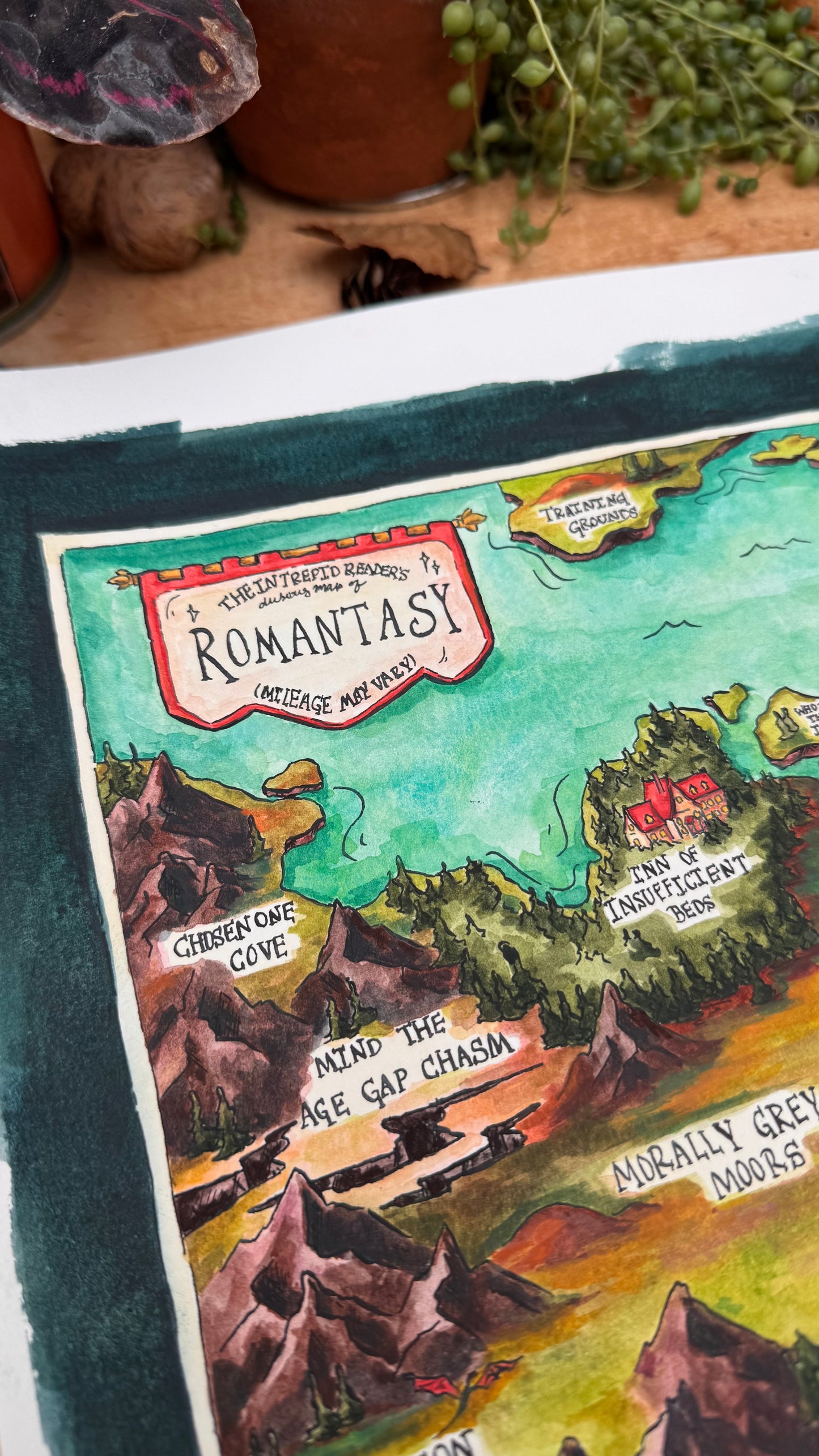 Original Dubious Map of Romantasy