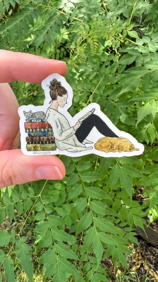 The Family Reader Sticker