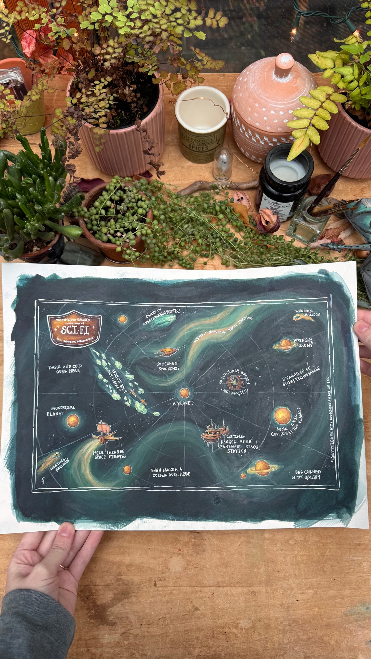 Original Dubious Map of Sci-Fi