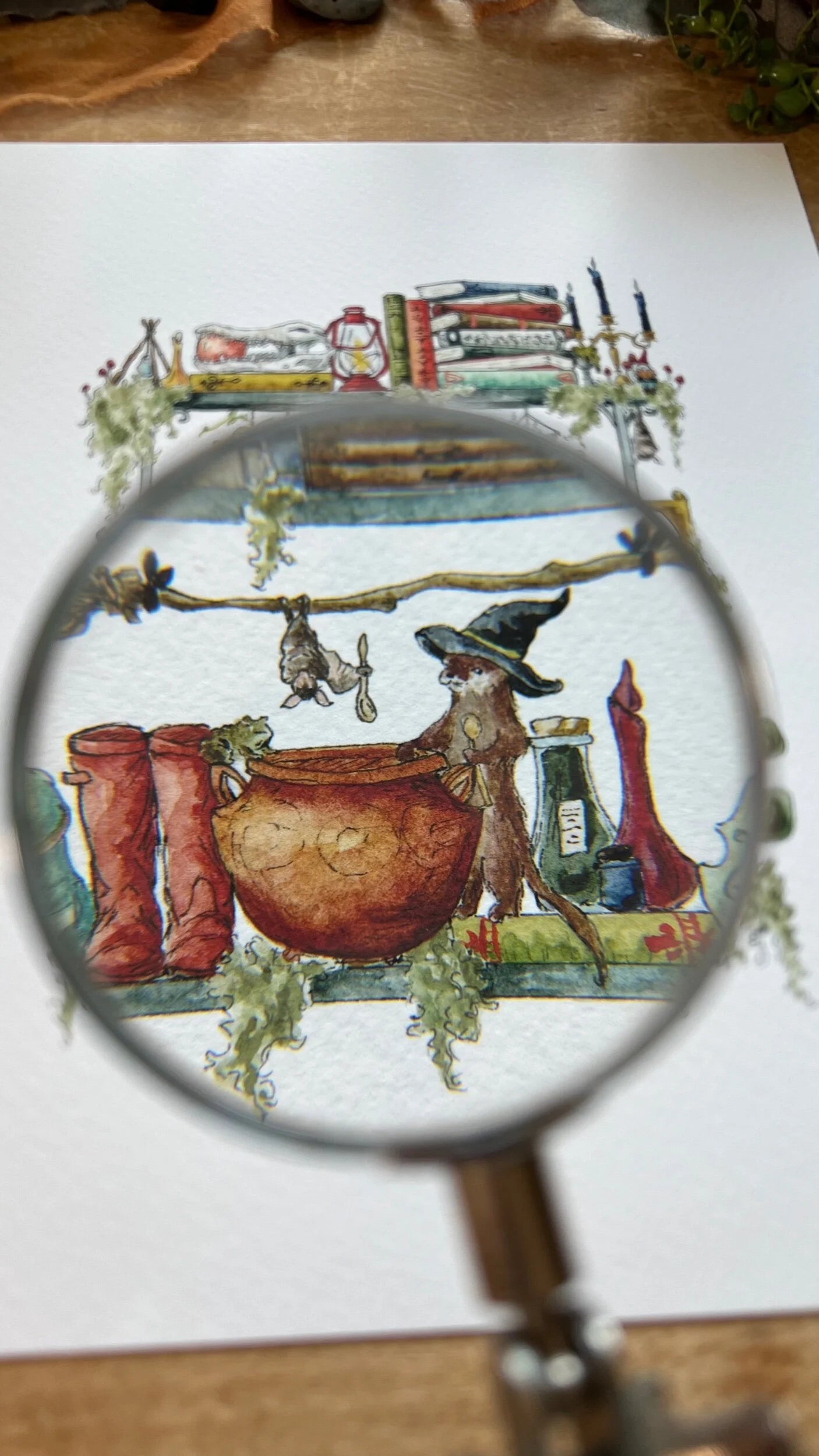 The Swamp Witch's Shelves Giclée Print
