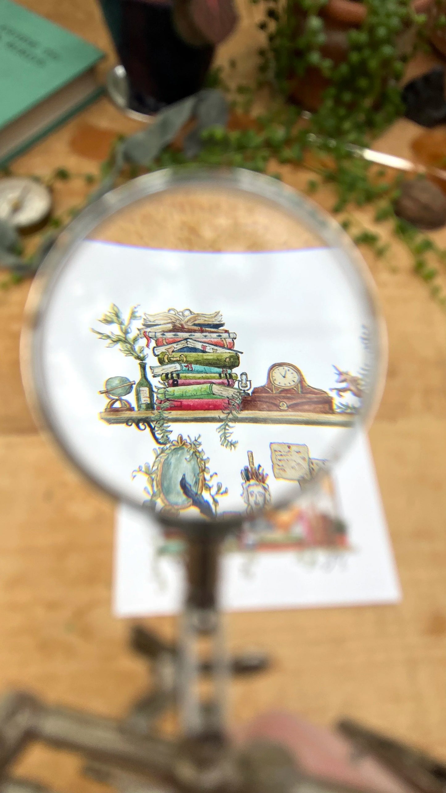 The Writer's Shelves Postcard