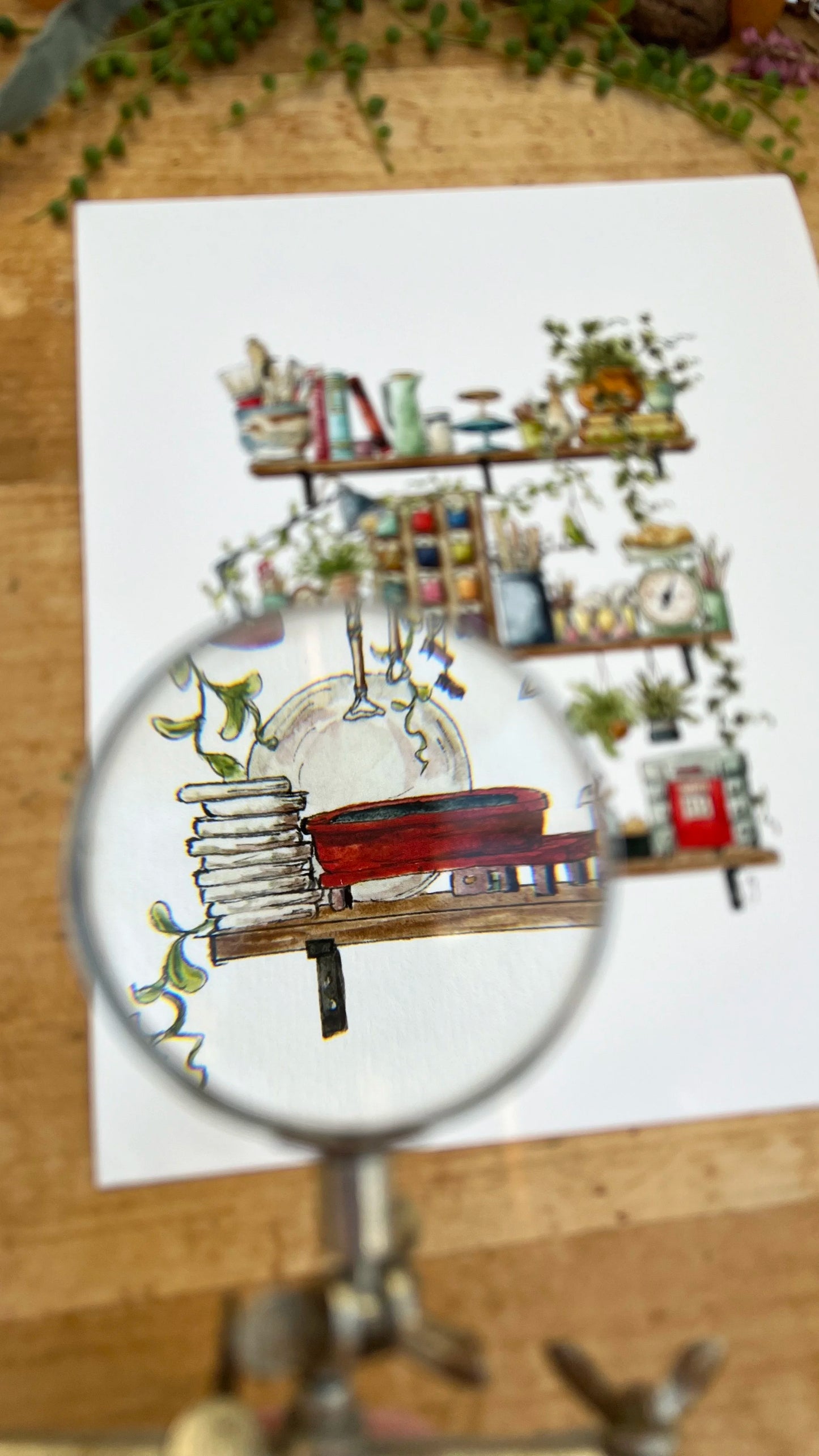 The Potter's Shelves Giclée Print