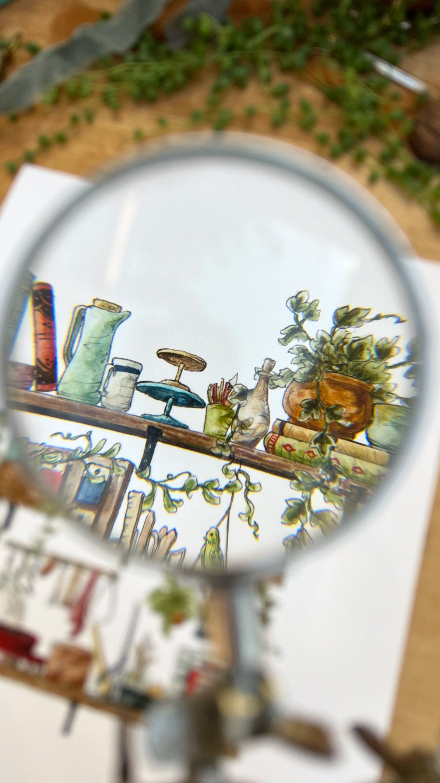 The Potter's Shelves Giclée Print