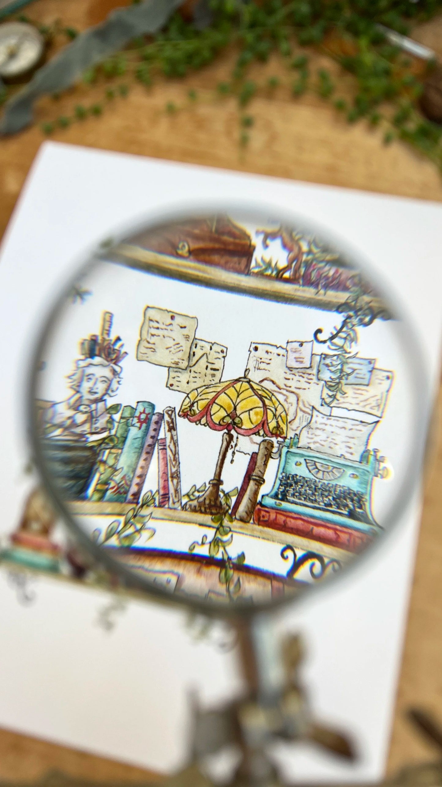 The Writer's Shelves Giclée Print