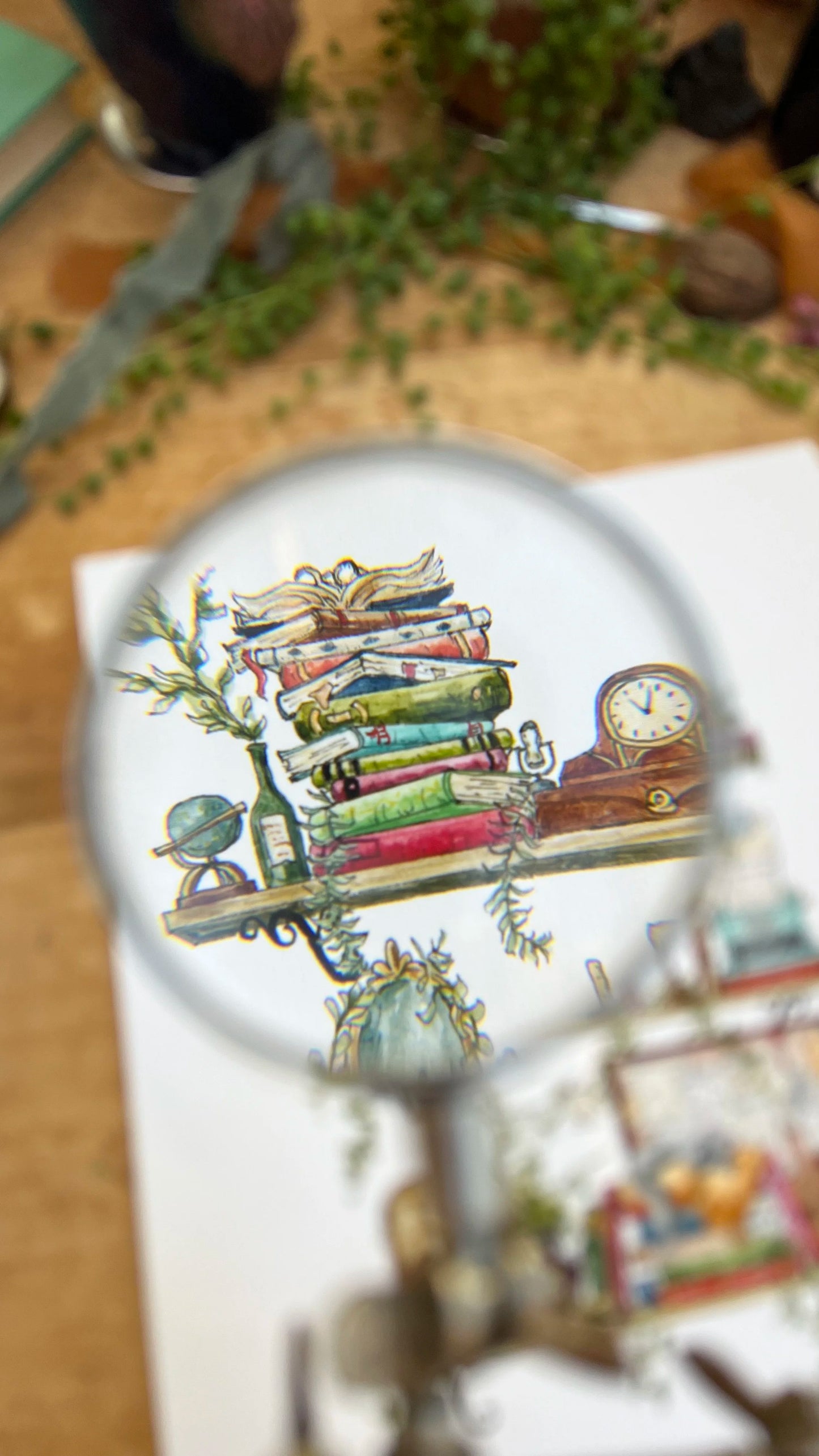 The Writer's Shelves Giclée Print