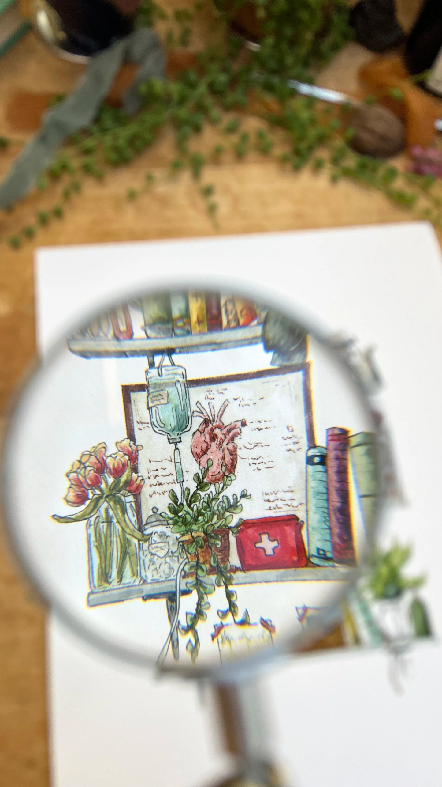 The Nurse's Shelves Giclée Print