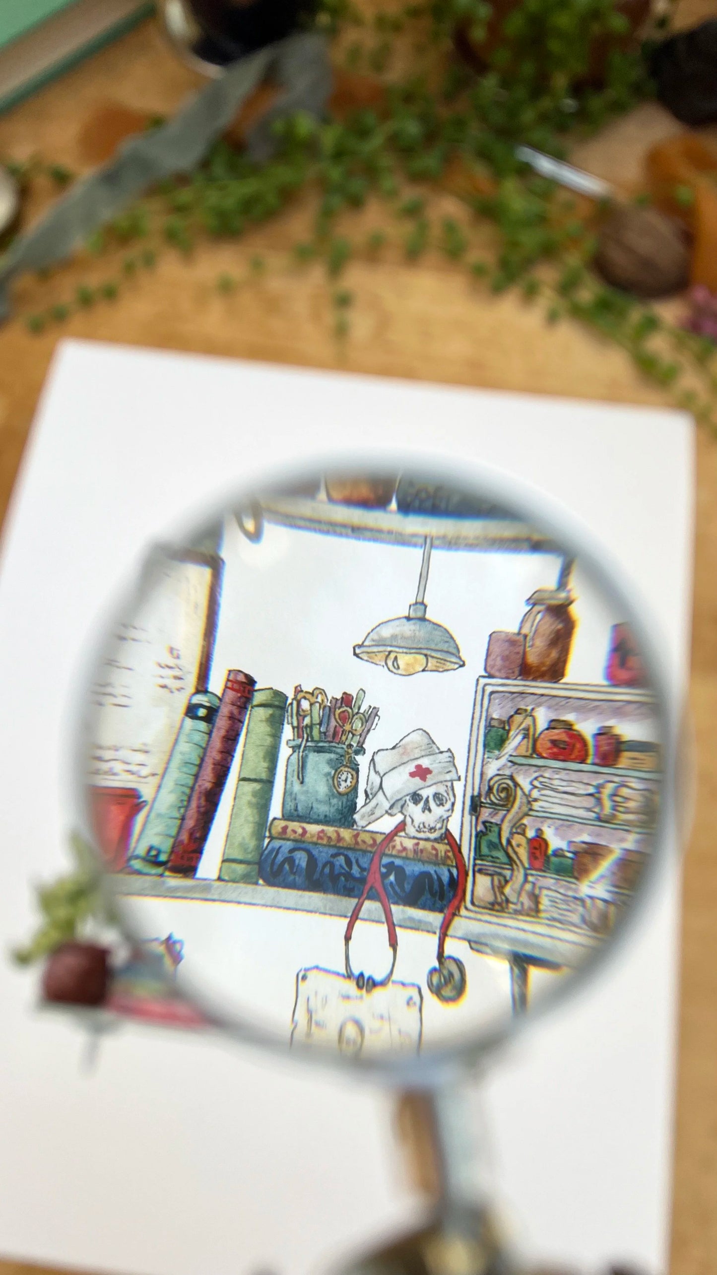 The Nurse's Shelves Giclée Print