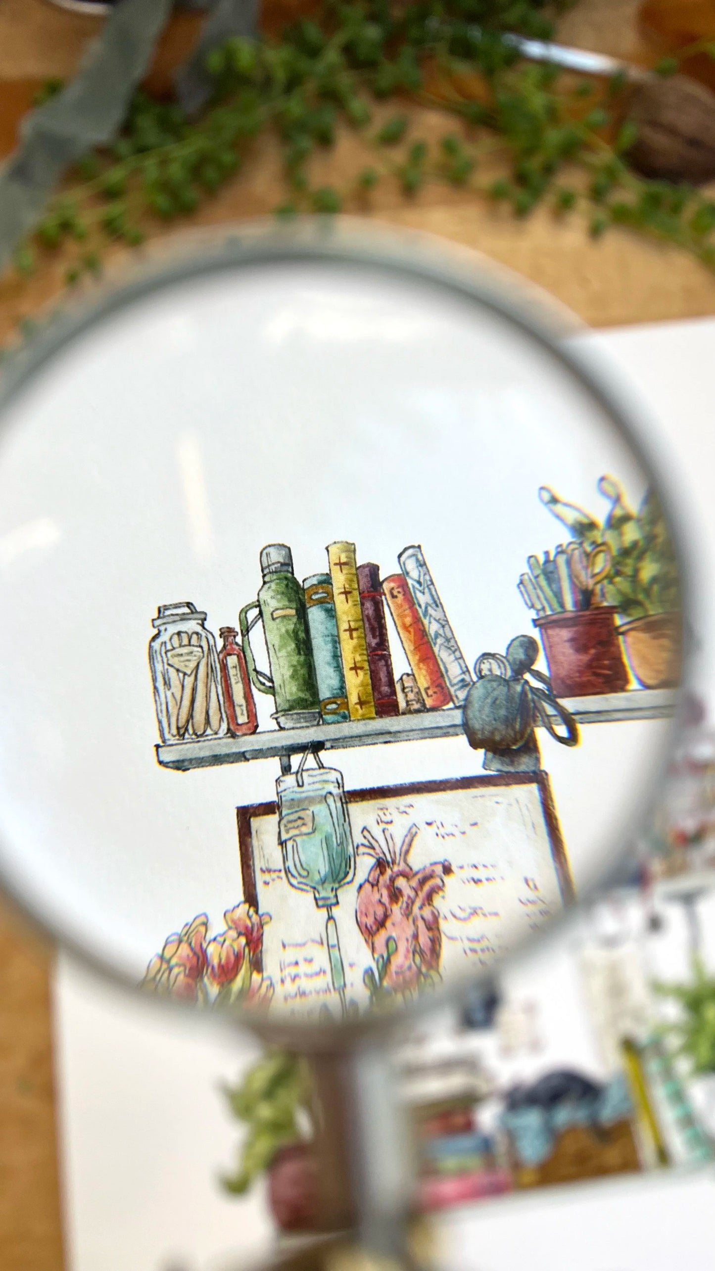 The Nurse's Shelves Giclée Print