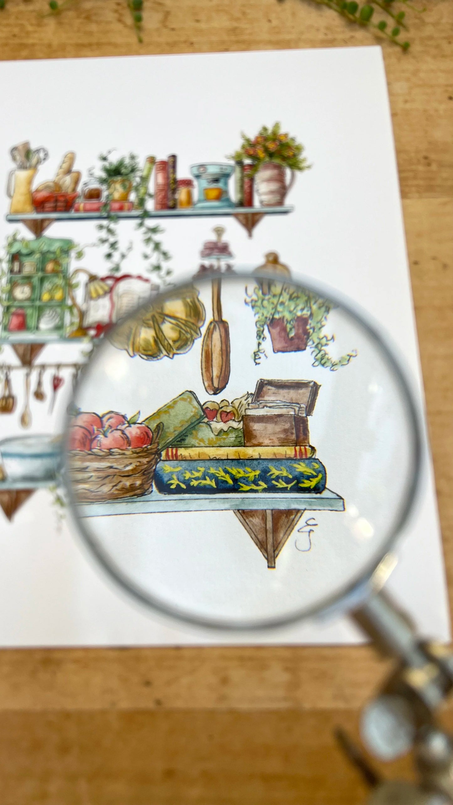 The Baker's Shelves Giclée Print